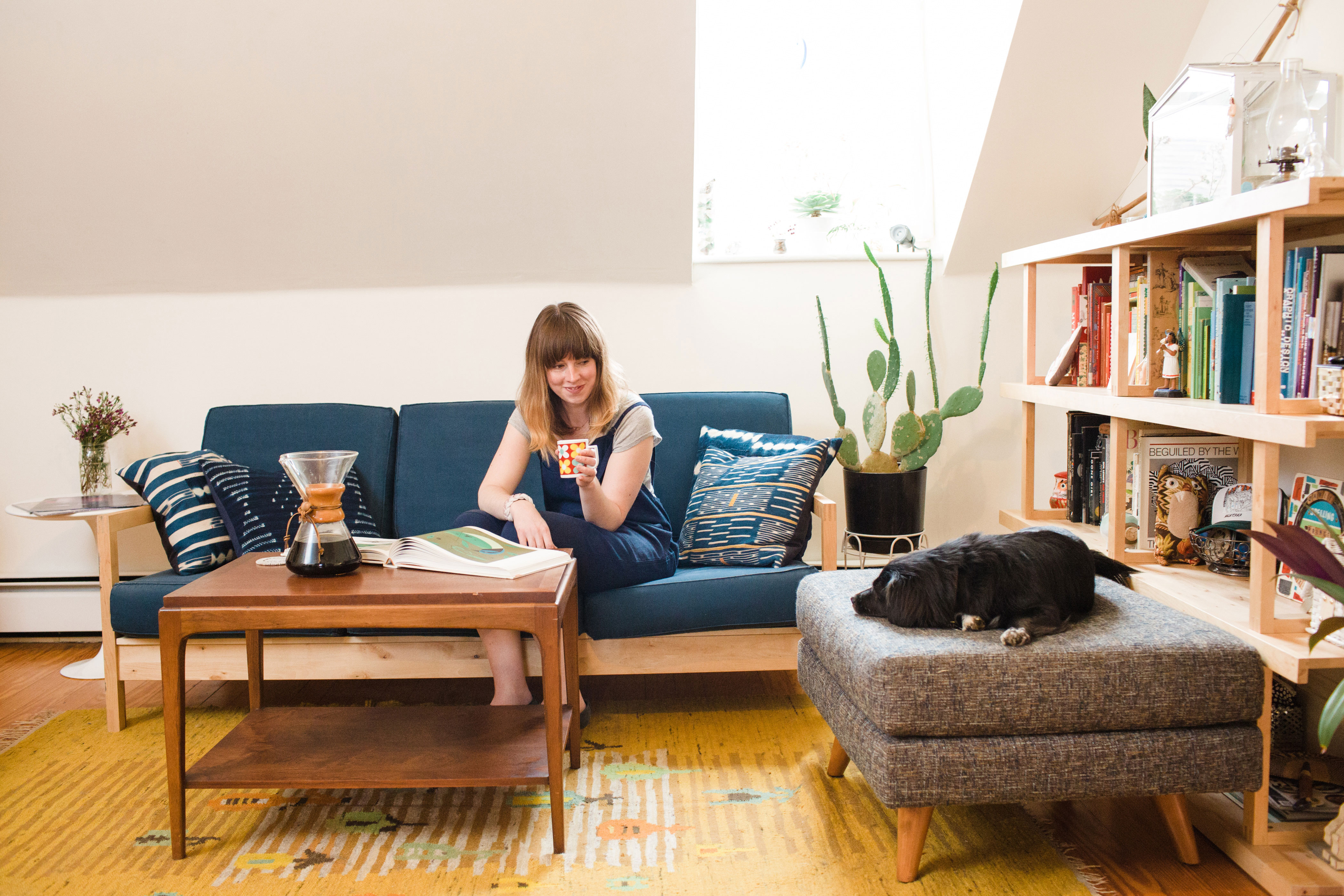 House Tour A Graphic Designer S Colorful Providence Home Apartment Therapy