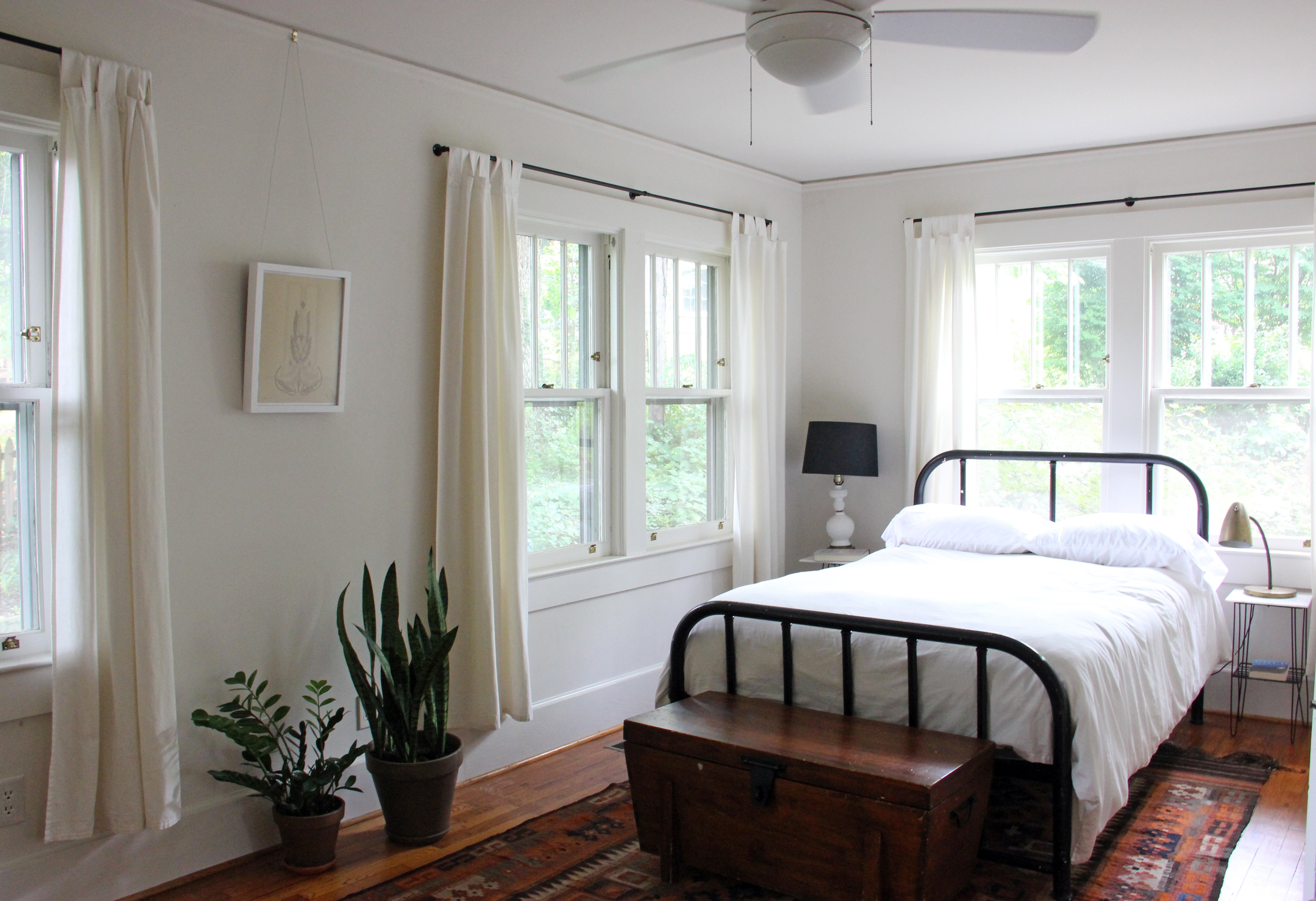 How To Hang Curtains Without Drilling Into Walls Apartment Therapy