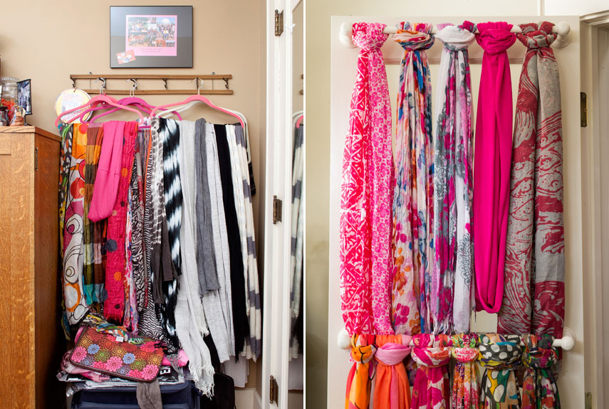 Closet Storage Solutions For The Back Of The Door Apartment Therapy