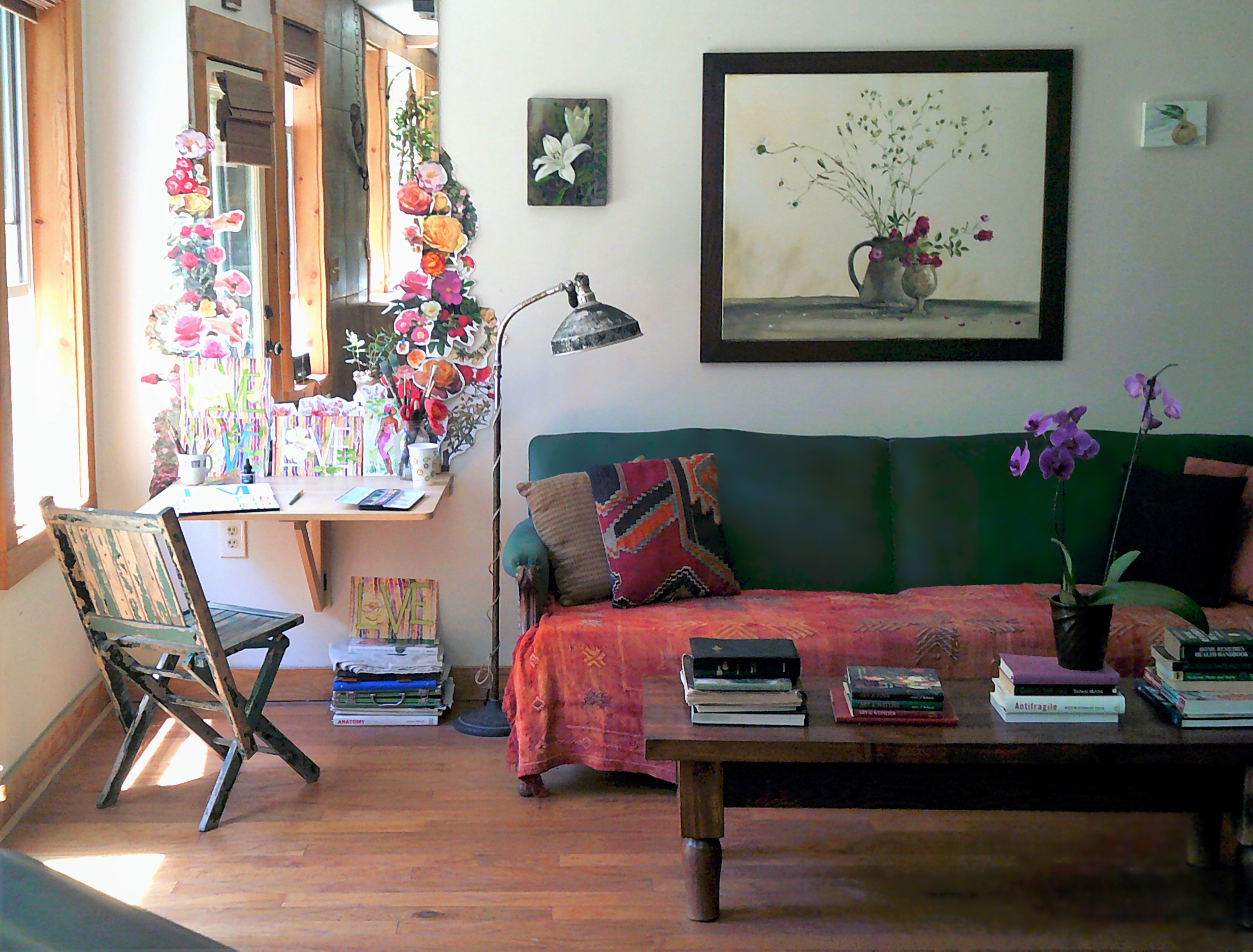 A Teeny-Tiny Art Studio in Asheville | Apartment Therapy