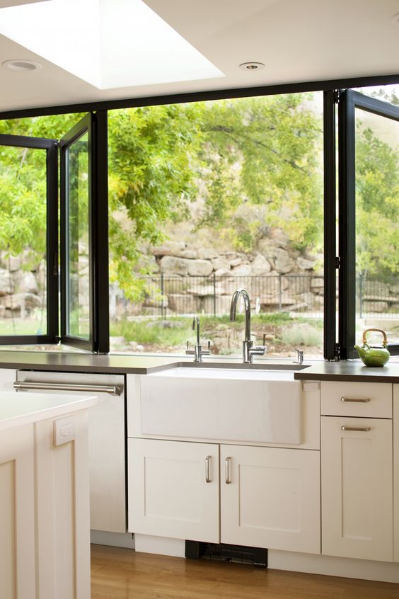 The Windows From Kitchen Open Your New Dream Kitchen Might Straddle The Line Between Indoors Out