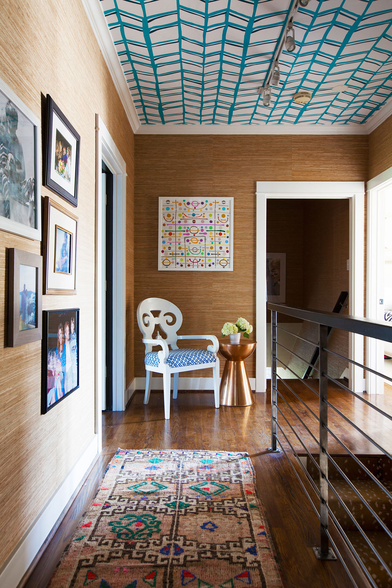 Look We Love Wallpaper On The Ceiling Apartment Therapy