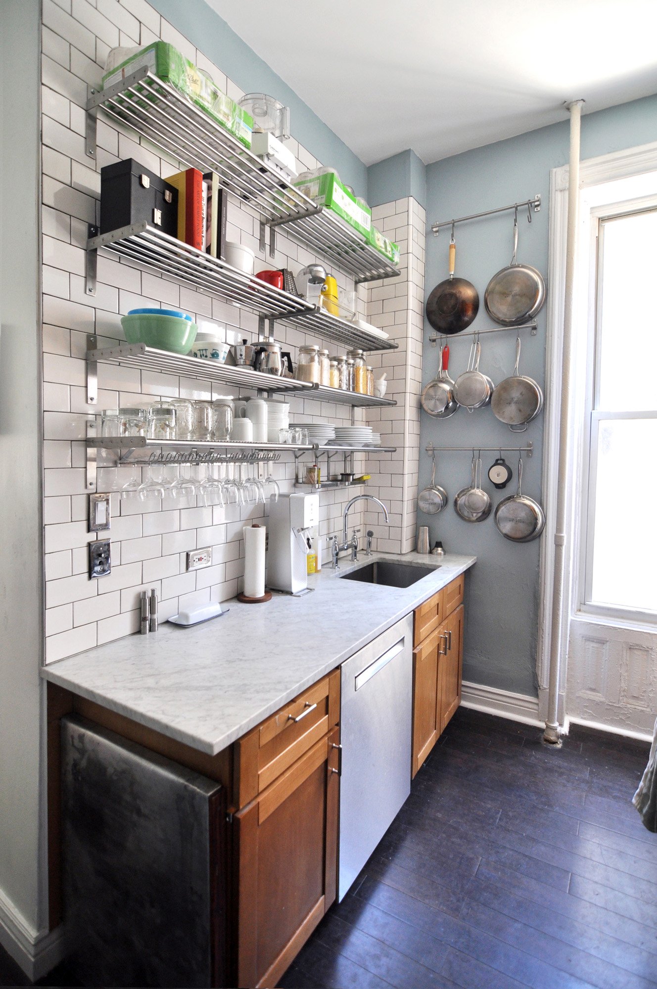 Aha! Hack: A Simple Under-Counter Shelf for Most Frequently Used Dishes -  The Organized Home