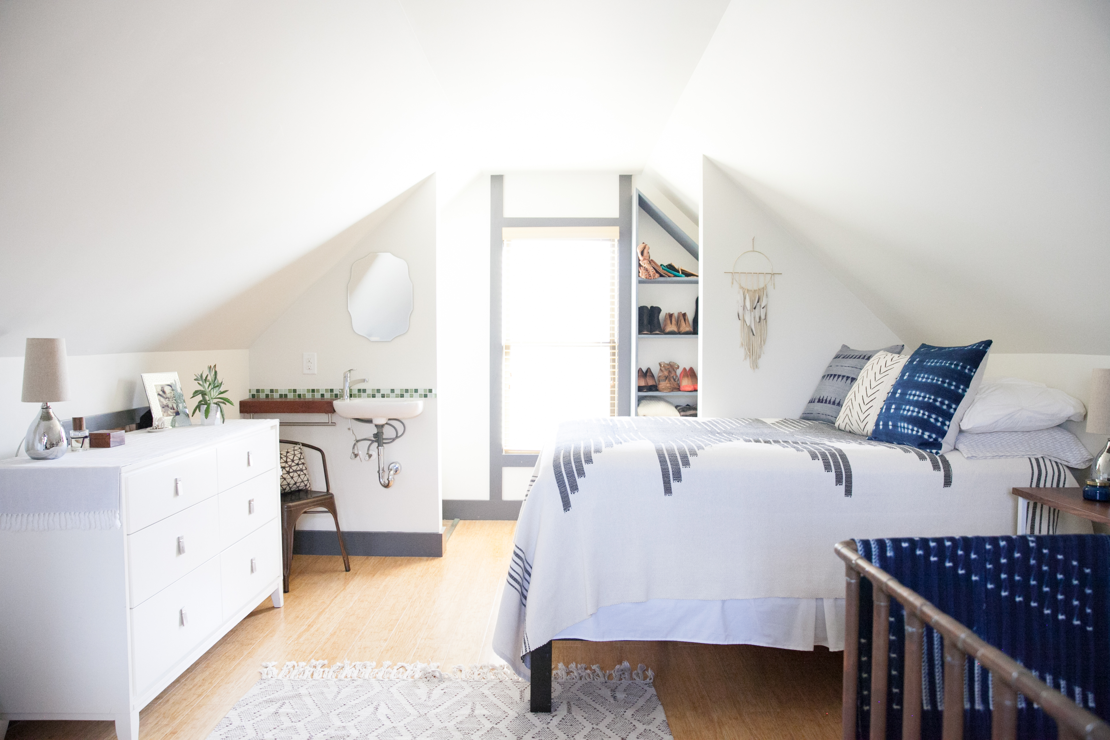 Overcoming An Awkward Space Smart Solutions From A Charming Al Bedroom Apartment Therapy Smart Solutions From A Charming Al, Bedroom Storage For Awkward Spaces