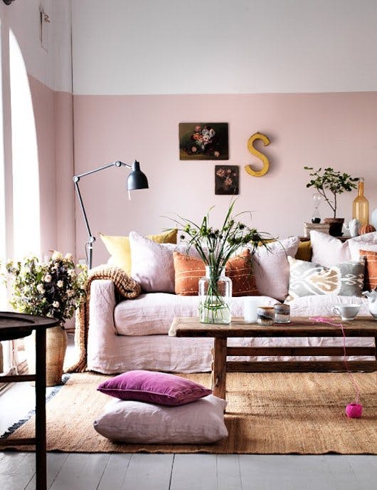 At First Blush Pale Pink Decorating Ideas Apartment Therapy