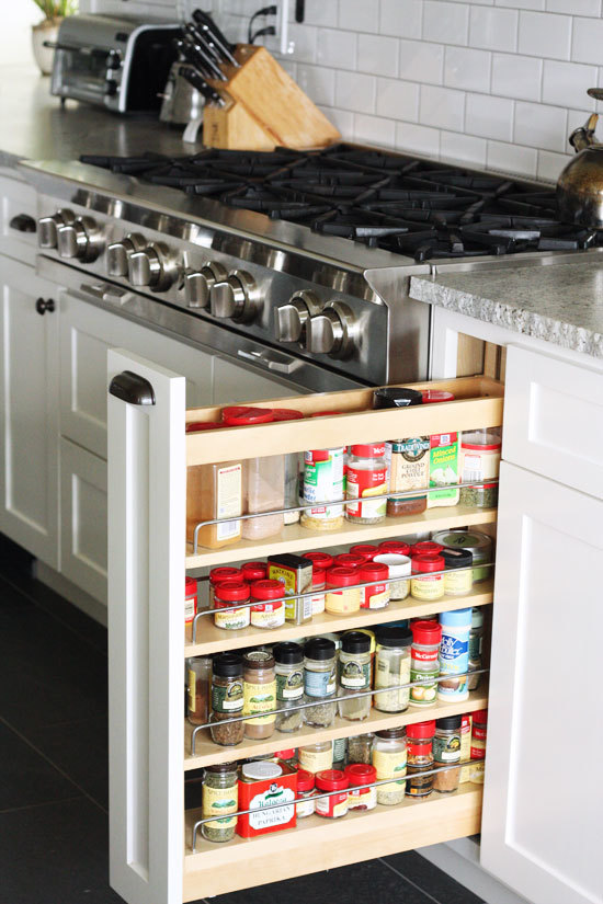 Clever Kitchen Storage Ideas That Utilize Awkward Empty Spots Clever Kitchen Storage Ideas That