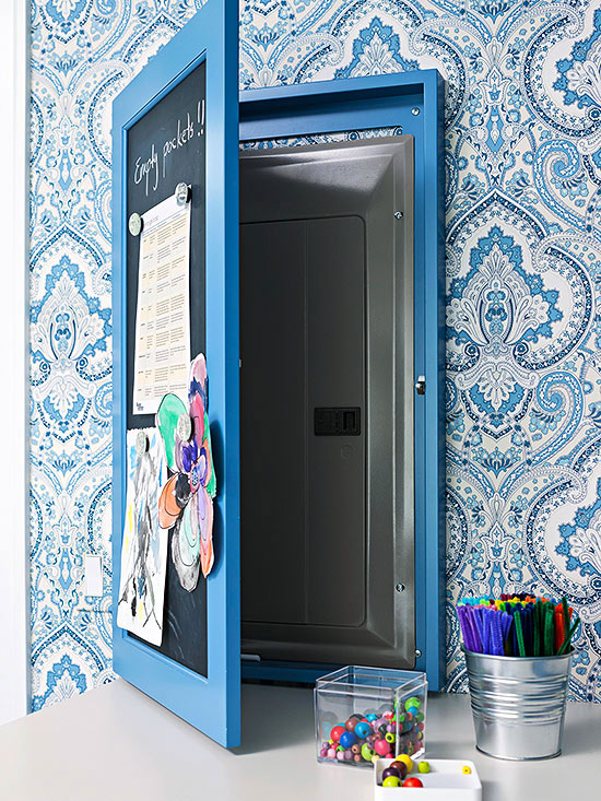 Ideas To Cover Electrical Panels Breaker Boxes Apartment Therapy