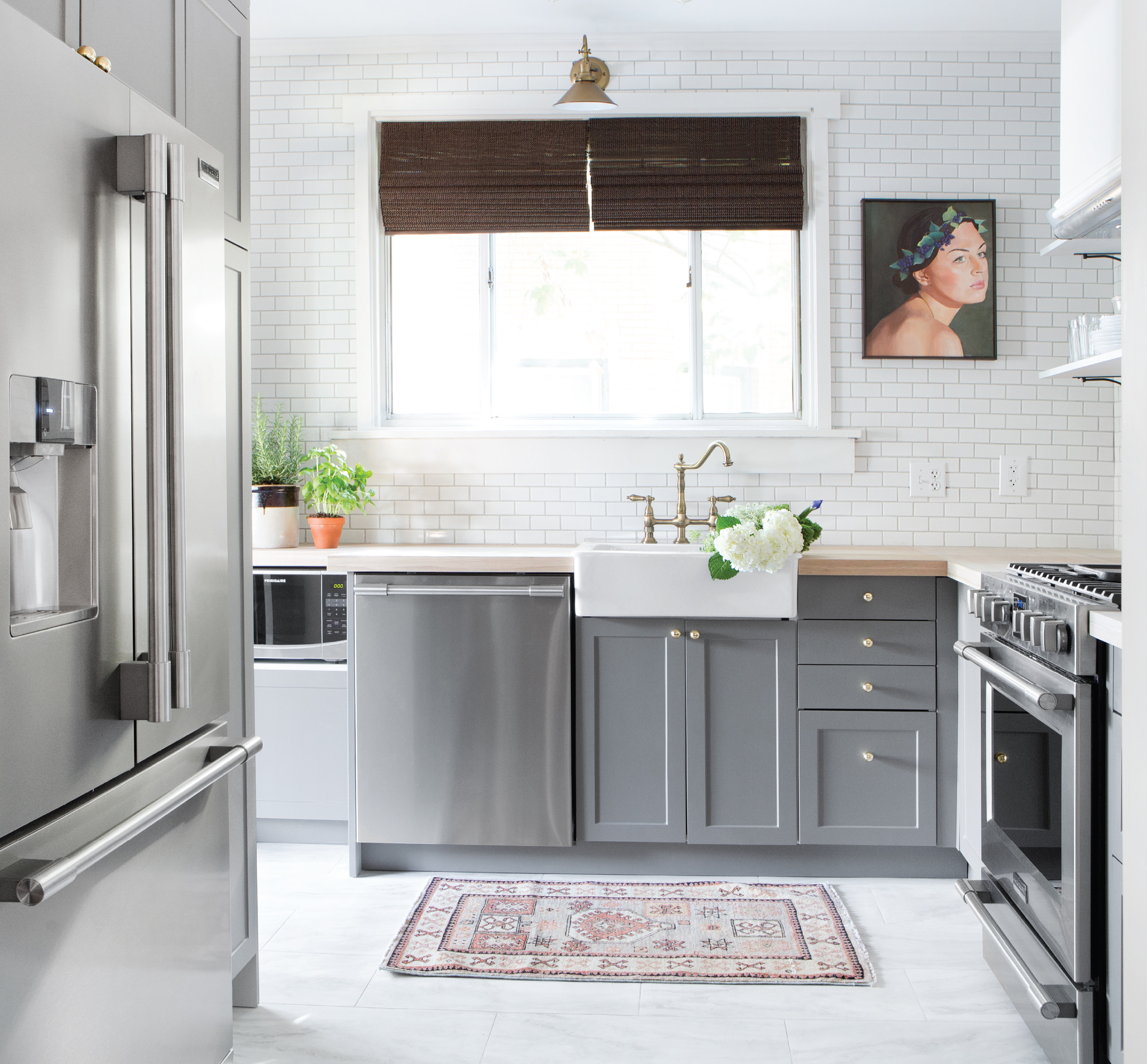 vinyl flooring kitchen white cabinets