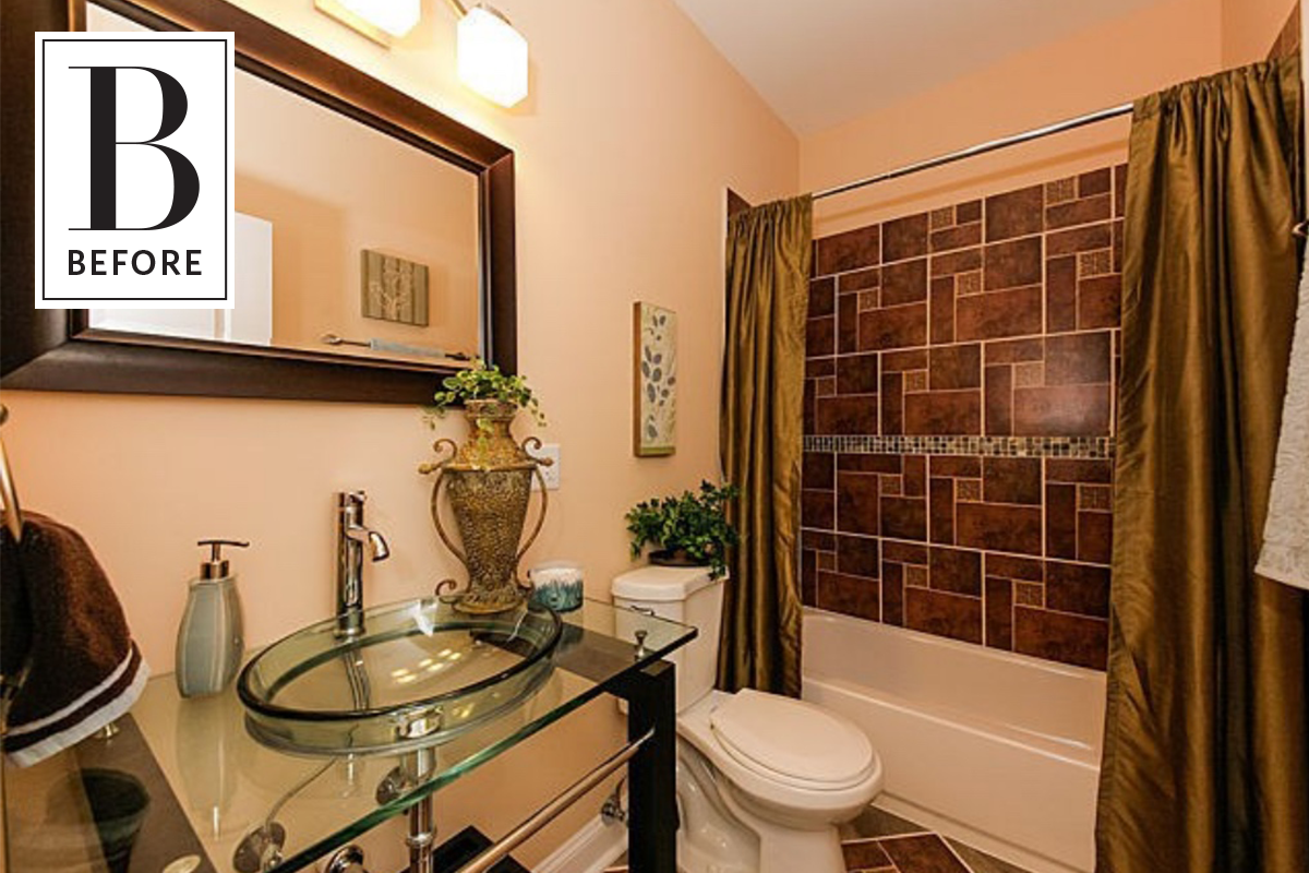 Before \u0026 After: A $1K Bathroom Makeover | Apartment Therapy, image size:1200x800