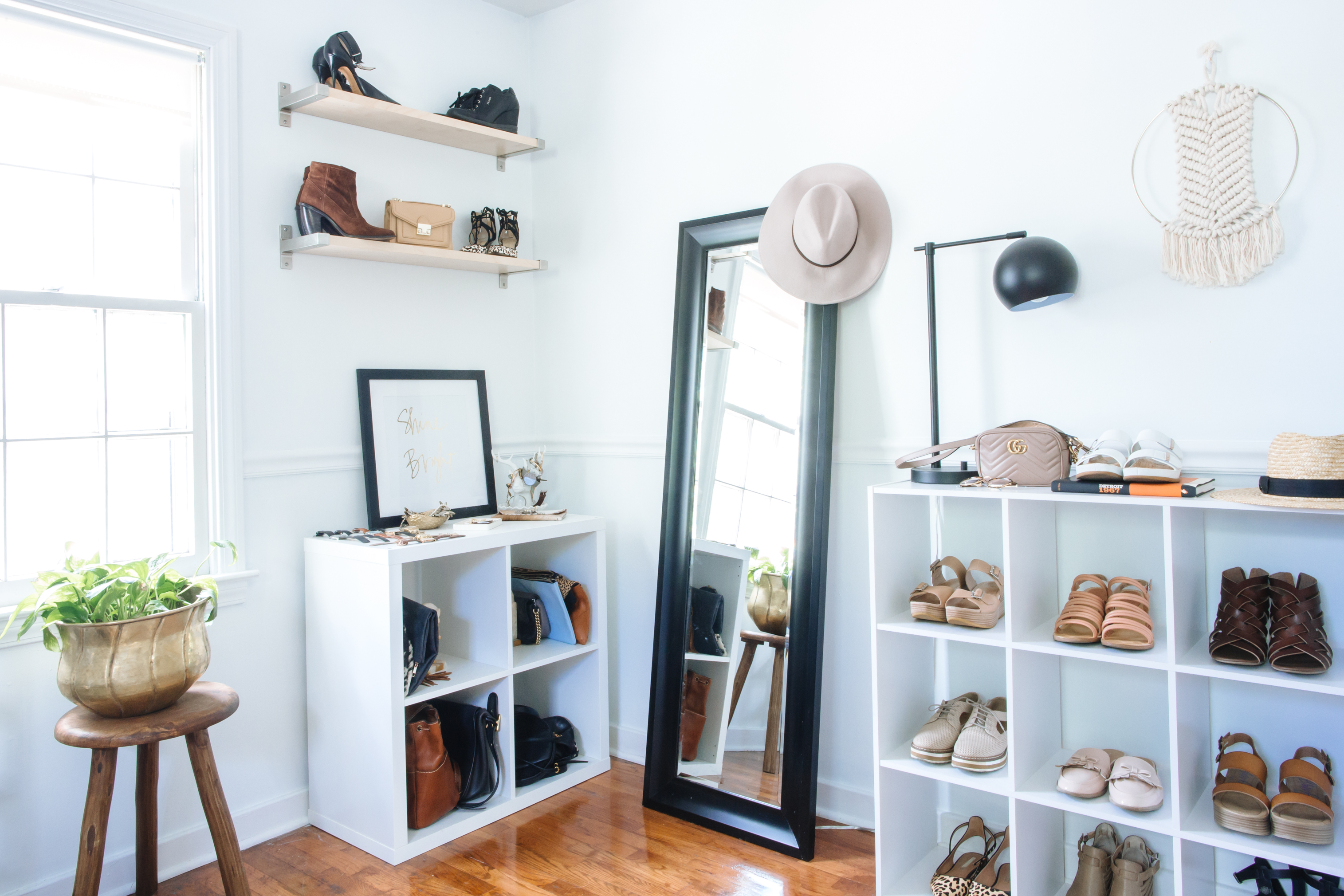 A Closet Update: Hacking Shelves for Boot & Shoe Storage – Between Naps on  the Porch