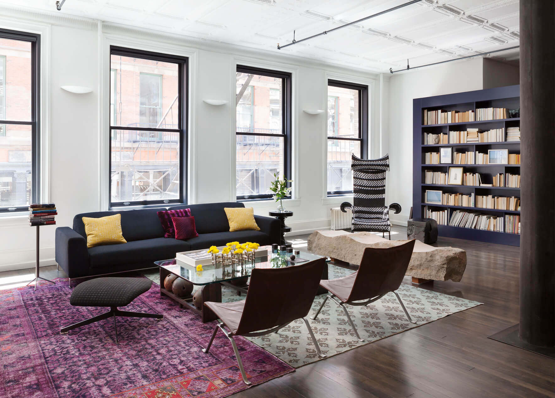 How To Skillfully Combine Multiple Rugs In A Room Apartment Therapy
