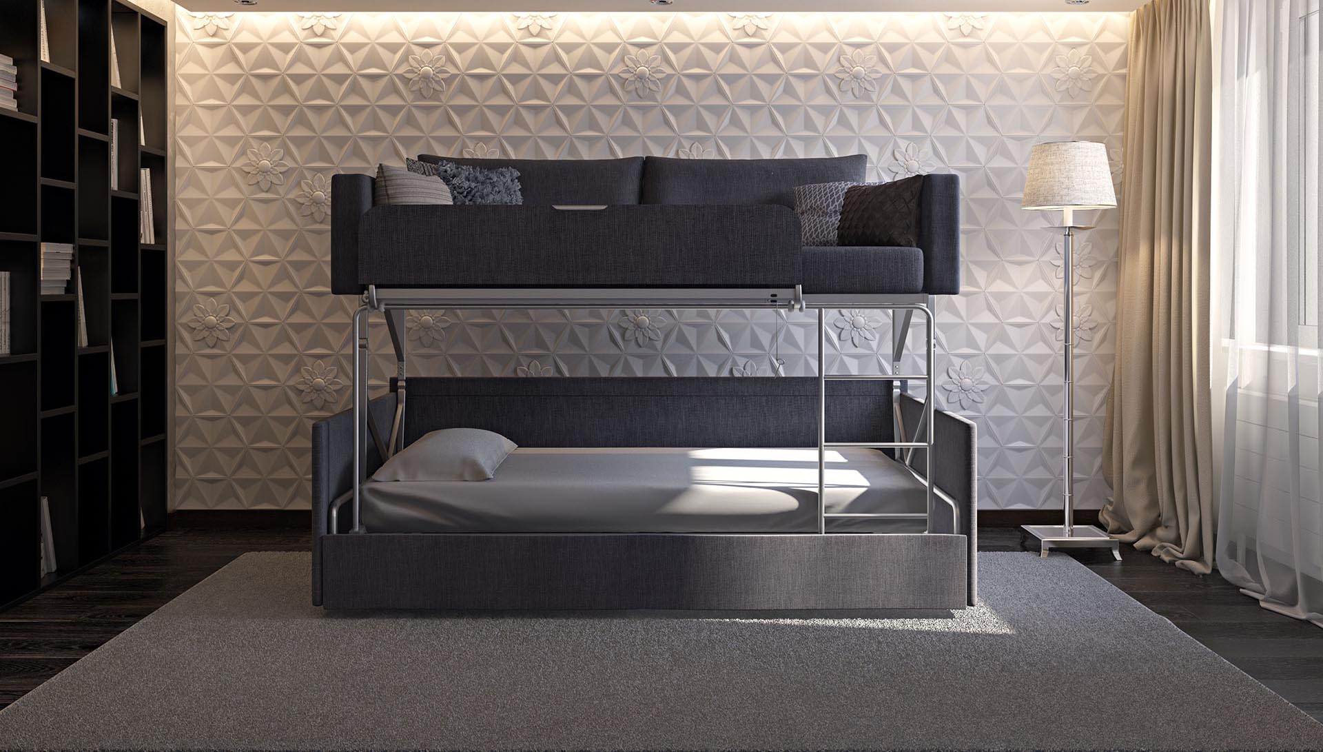 This Sofa Converts To A Bunk Bed Small Space Dwellers Rejoice This Sofa Converts To A Bunk Bed Small Space Dwellers Rejoice Apartment Therapy