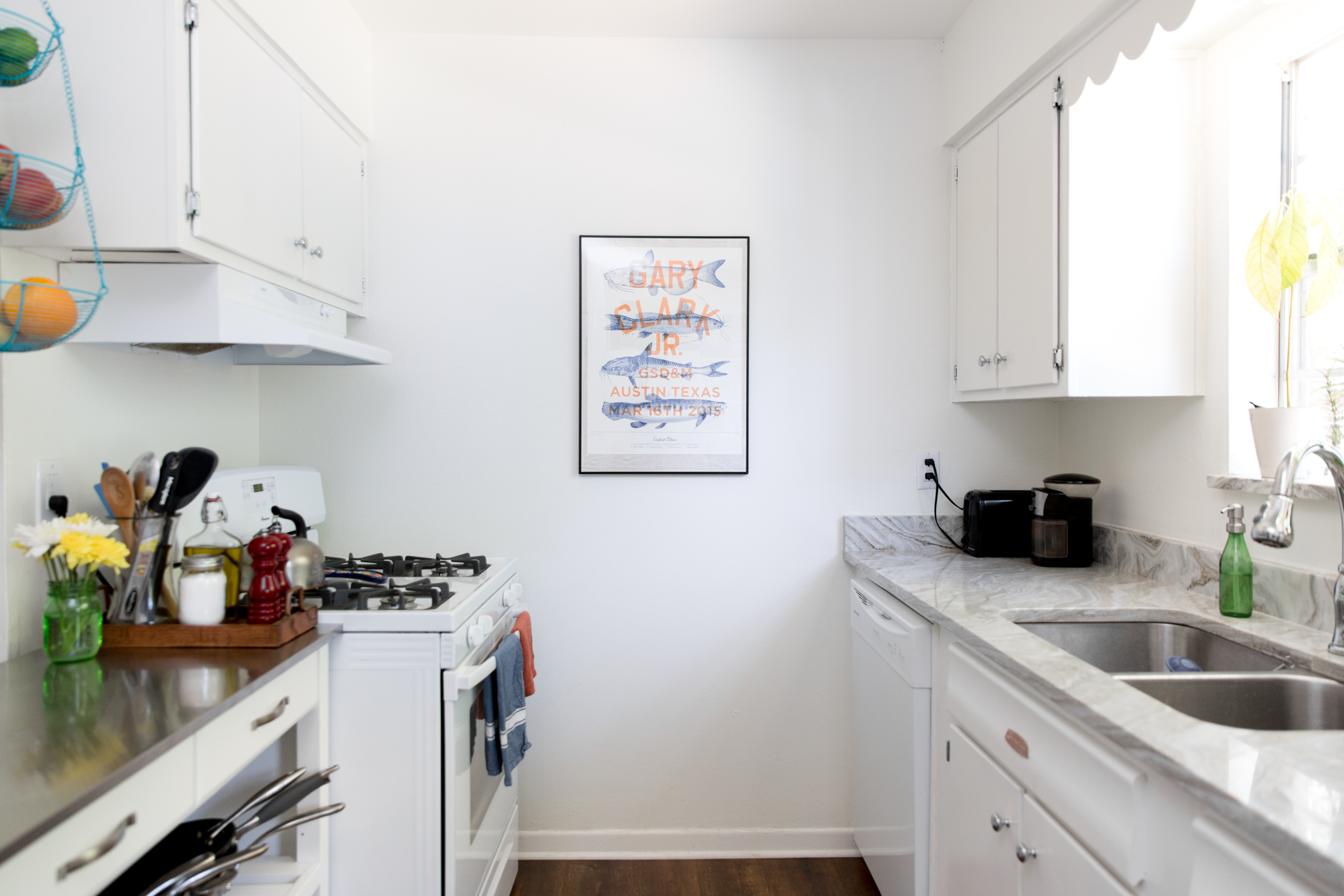 Adding counter space to a small kitchen 