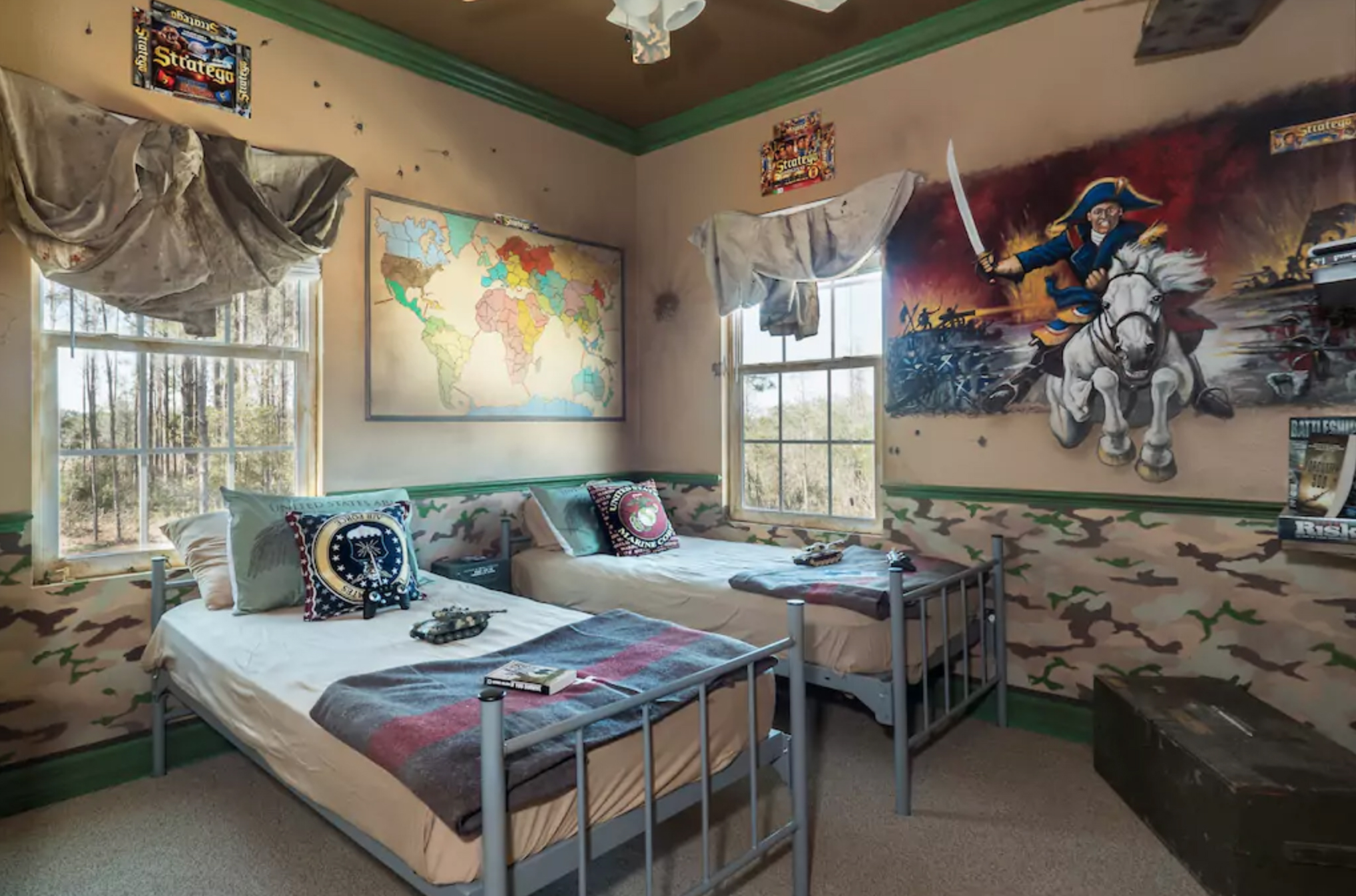 Board Game Themed Airbnb Photos Clue Monopoly Apartment