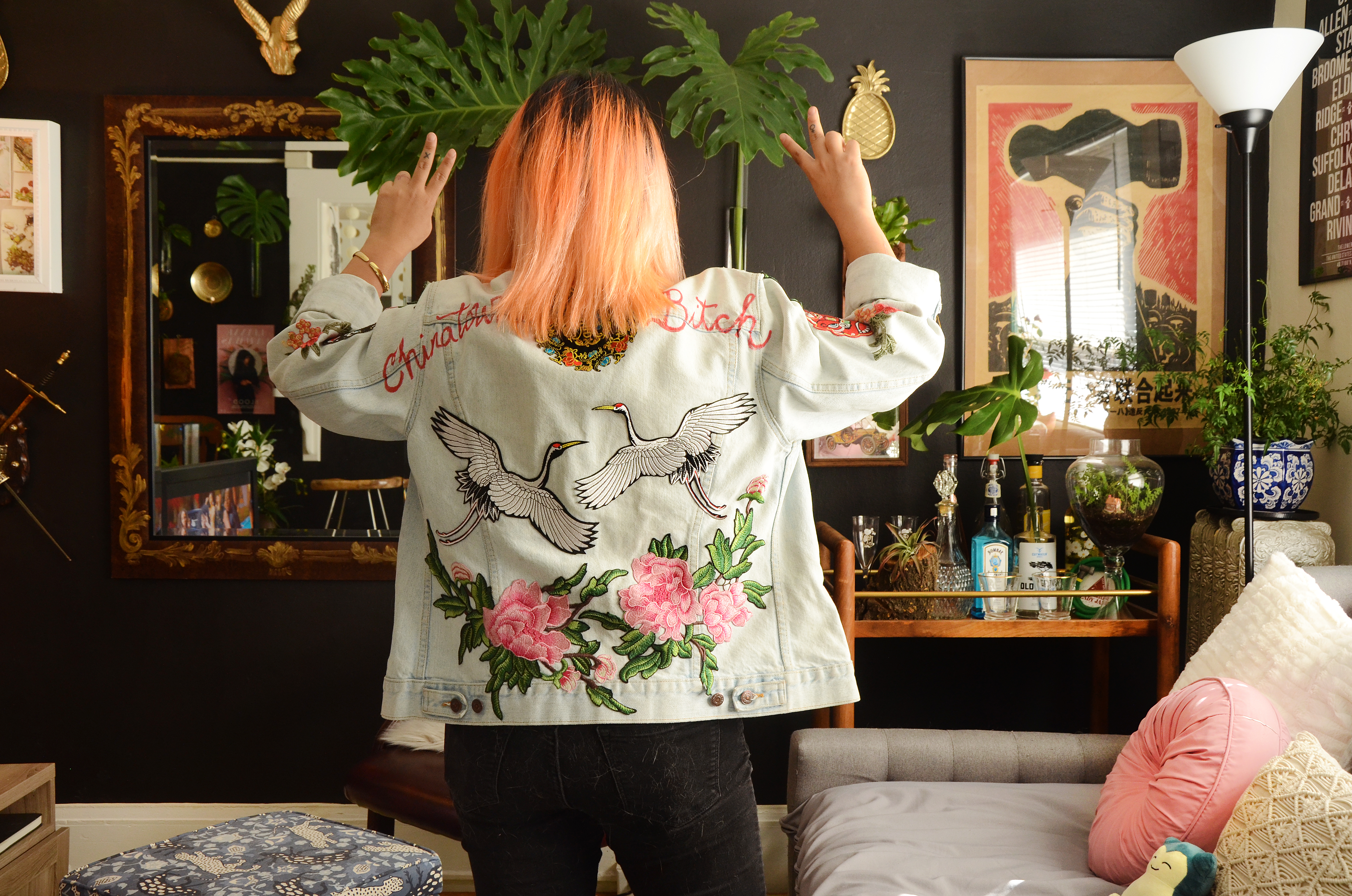 House Tour A Dark Maximalist Moody Glam Apartment Therapy Rihanna Inspired This Dark Moody Glam Apartment