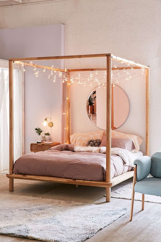 28 Ways To Use Those Magical String Lights Apartment Therapy