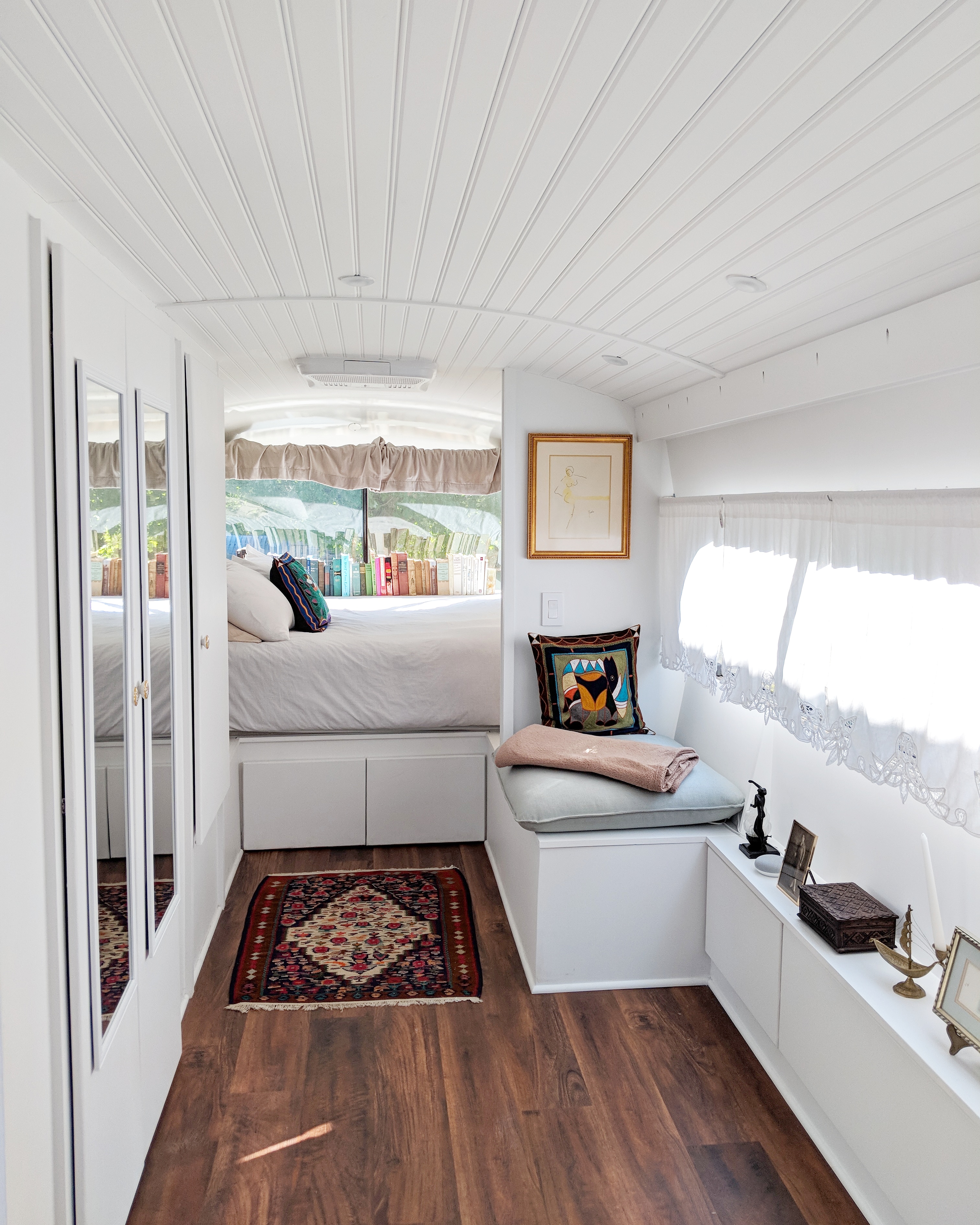 Tiny Home Tour A Converted 1966 Greyhound Bus Apartment Therapy