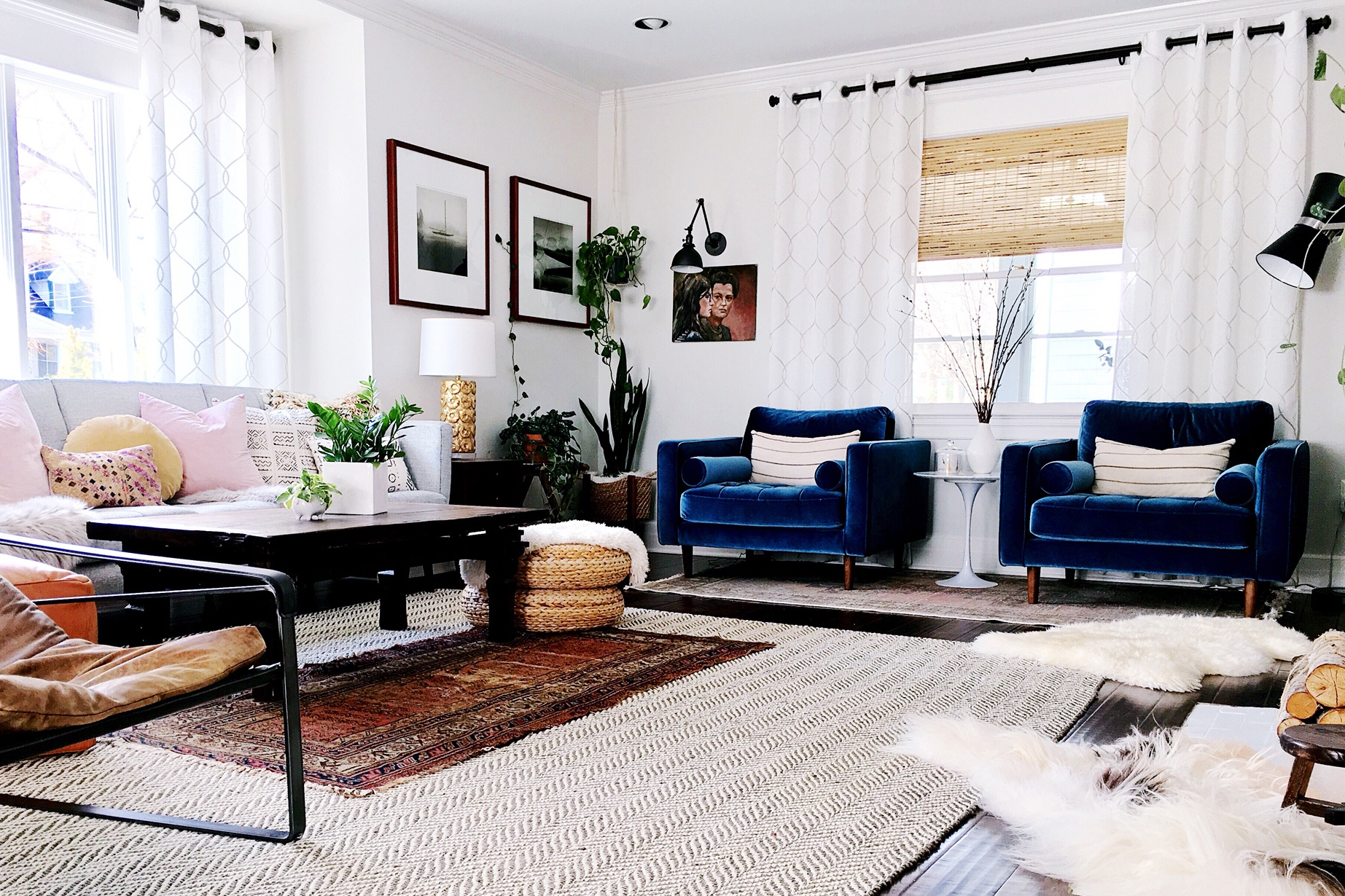 Houseofsixinteriors Boho Nordic Style New Jersey Home | Apartment Therapy, image size:1845x1230