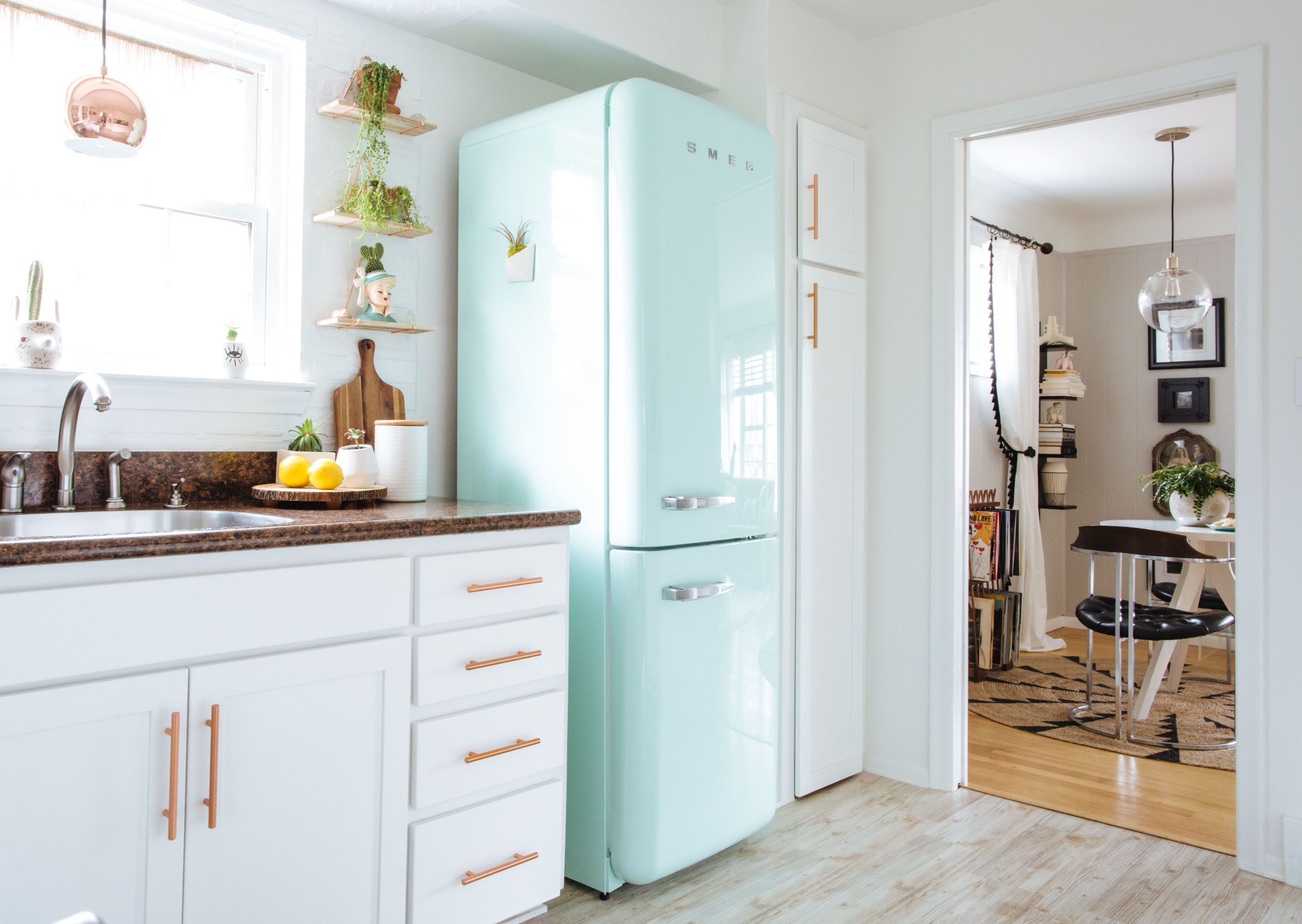 How to Paint a Fridge ( Inspired by a $2,999 Retro SMEG ) - A