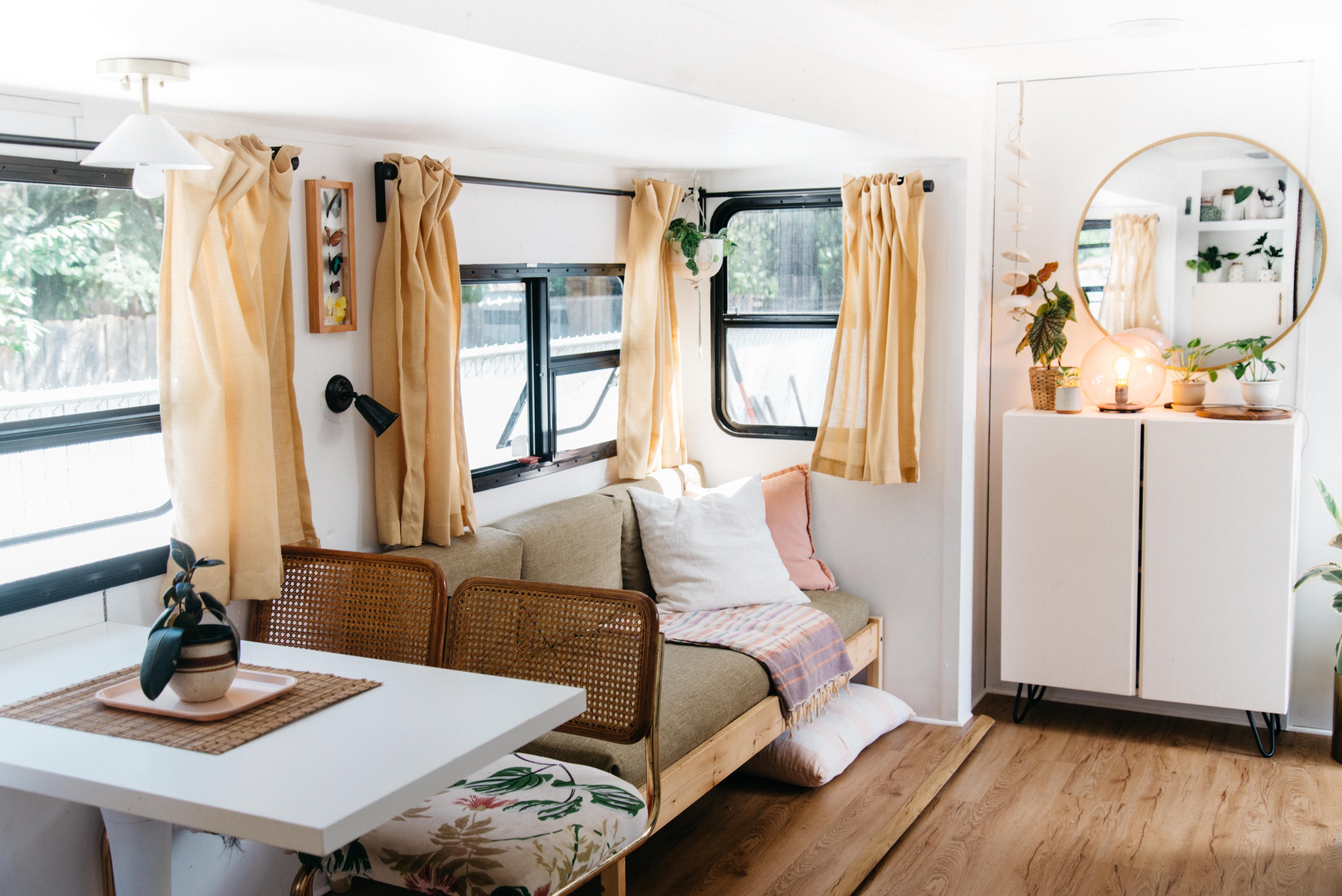Tour A Tiny Home Rv Remodeled Fifth Wheel Trailer