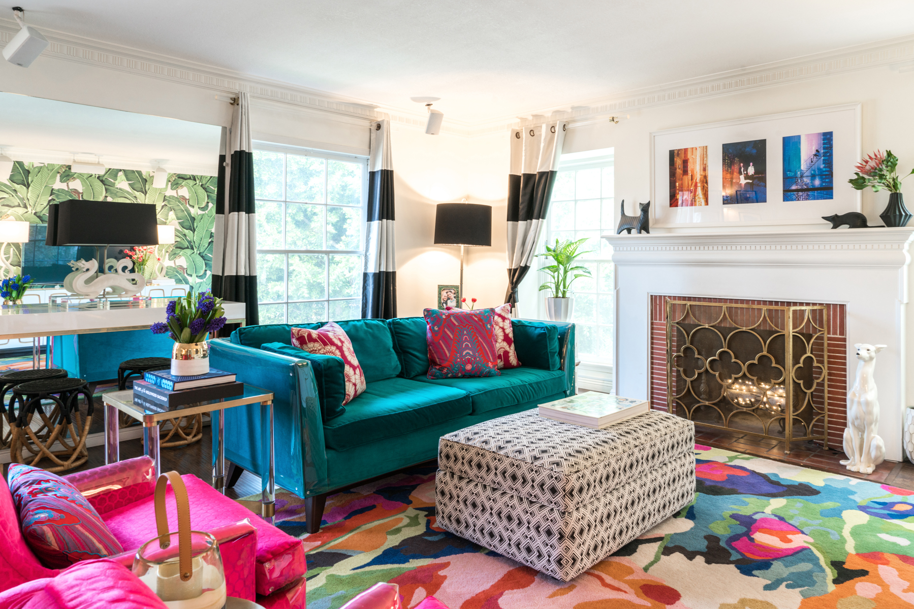 Los Angeles House Tour A Colorful Patterned Rental Apartment