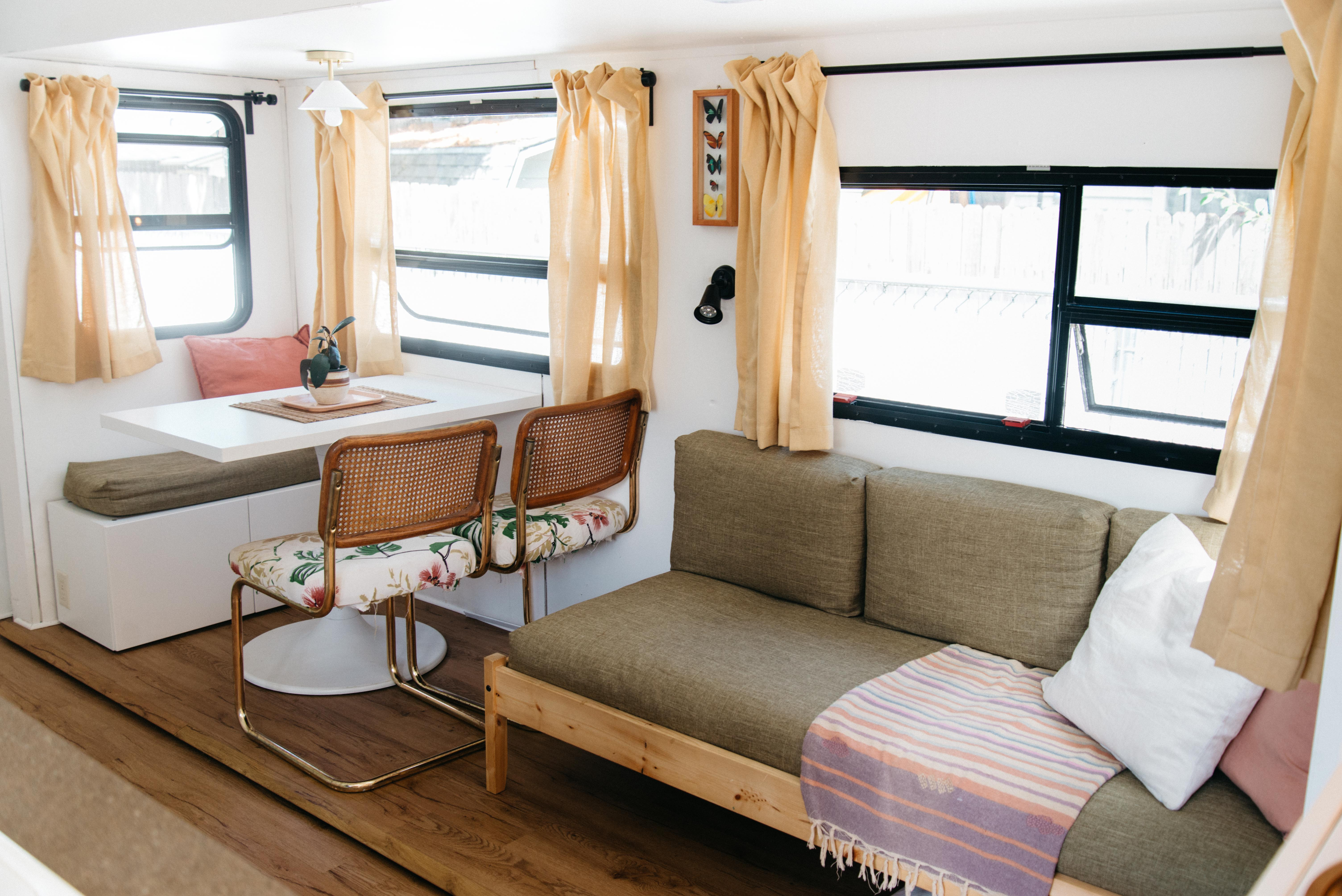 Tour A Tiny Home Rv Remodeled Fifth Wheel Trailer