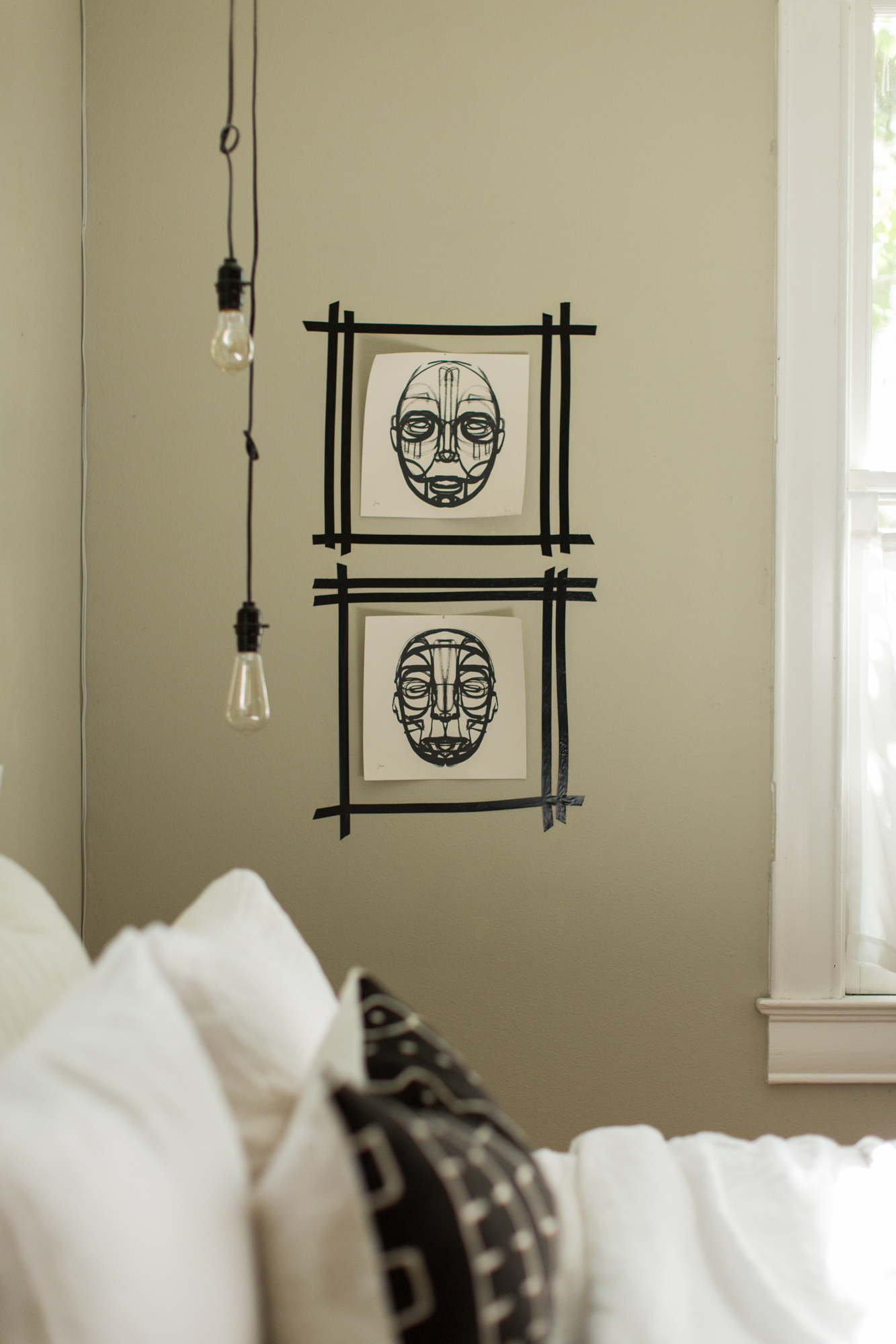 Tape Wall Art Easy Craft Ideas