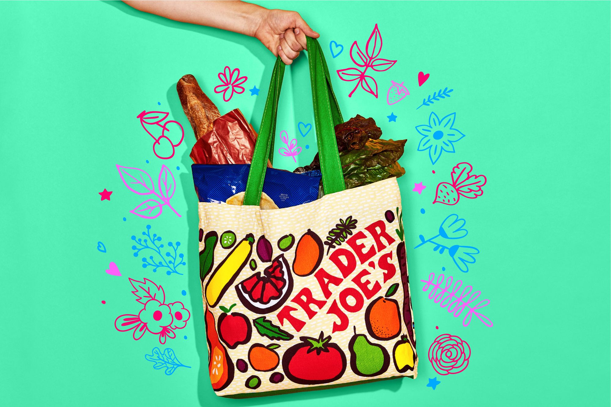 Trader Joe's Bag Challenge: Project 7 – Wrapped Flowers - Happiness  isCreating