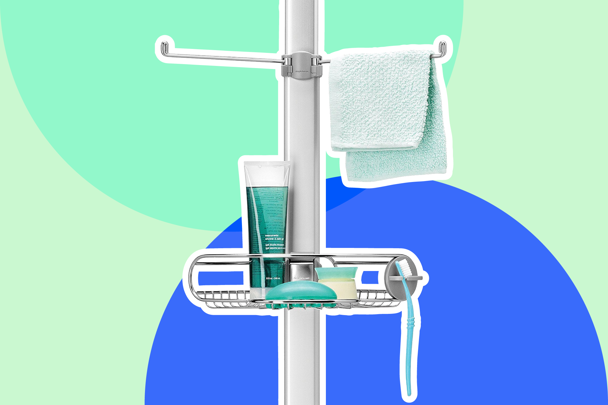 adjustable shower caddy plus - simplehuman