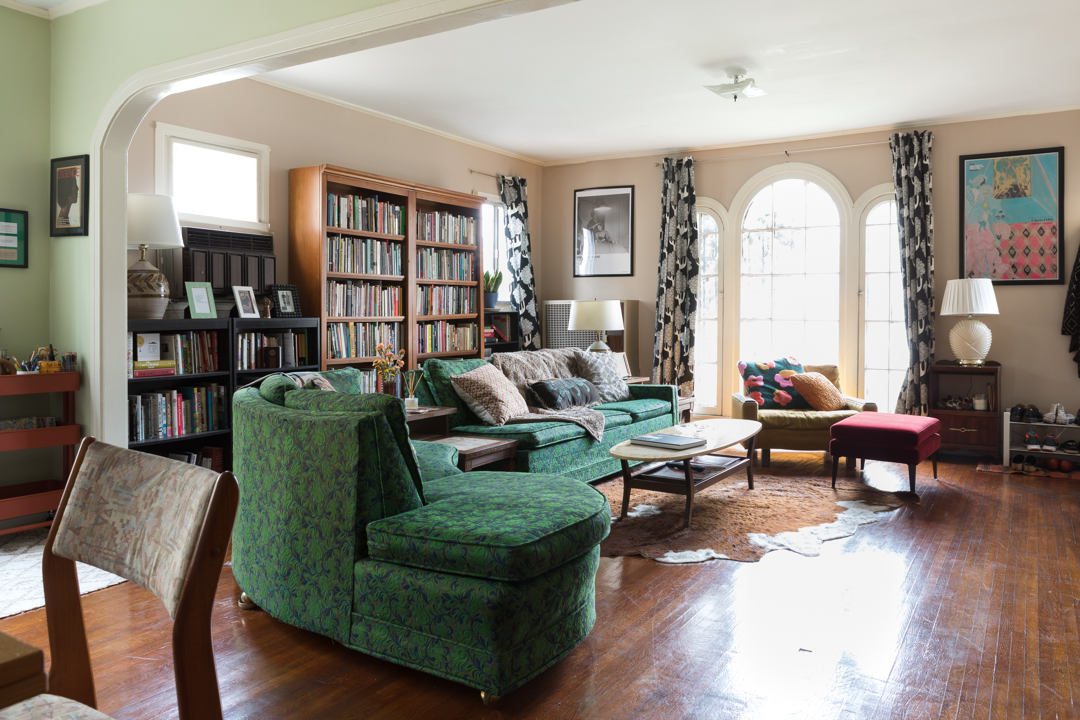 Poet Morgan Parker S Los Angeles Apartment Photos Therapy Poet Morgan Parker S La Apartment Features Great Art Cool Books And One Seriously Y Sectional