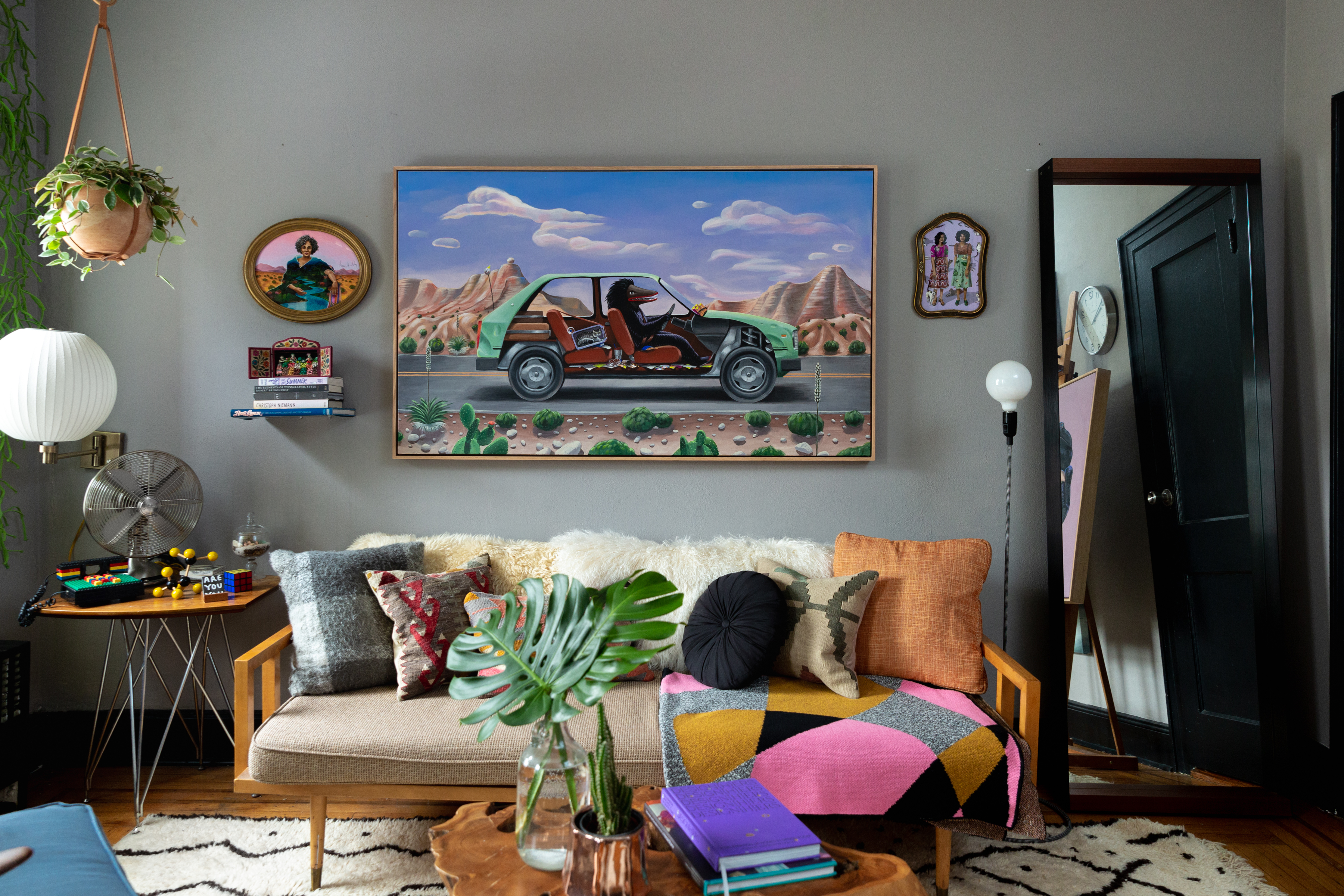 Artist Shyama Golden Brooklyn House Tour Photos Apartment Therapy