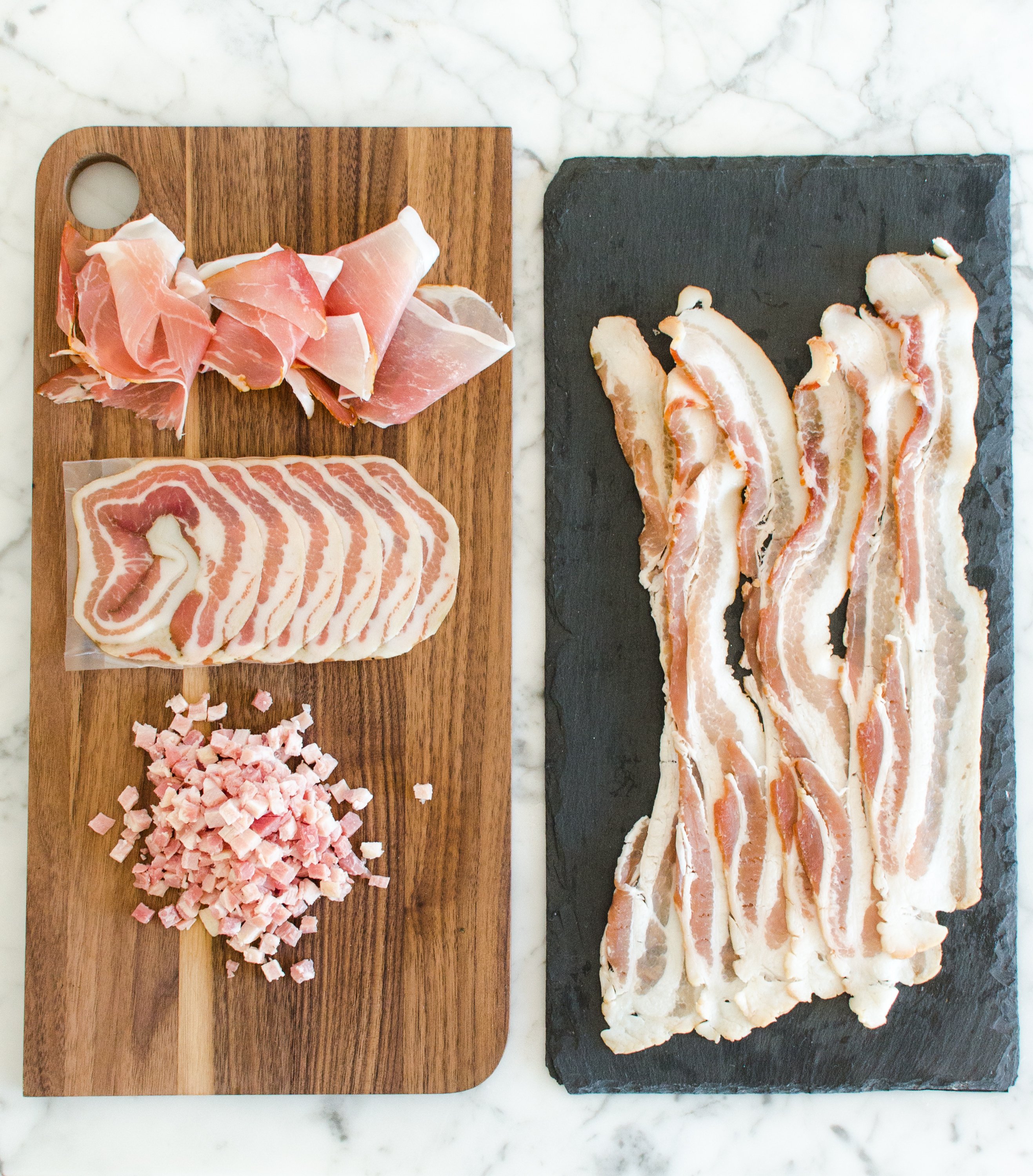 What do Italians use instead of pancetta?