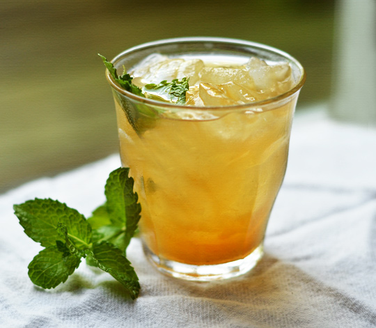 Iced Green Tea Elixir with Ginger & Lemon | The Kitchn