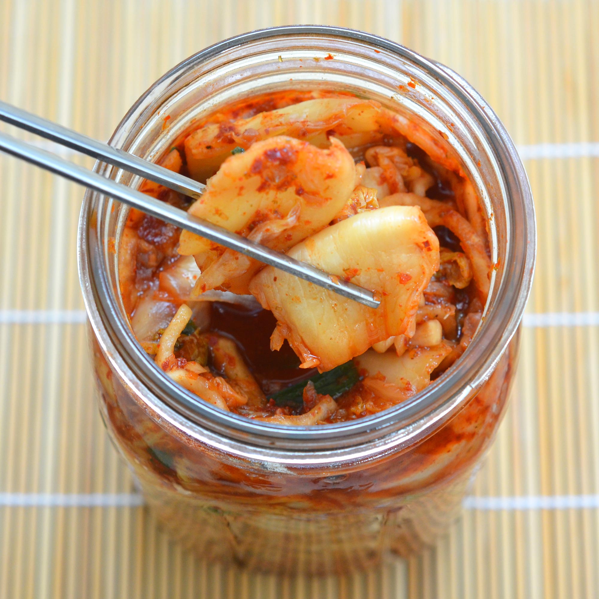 How long to ferment kimchi