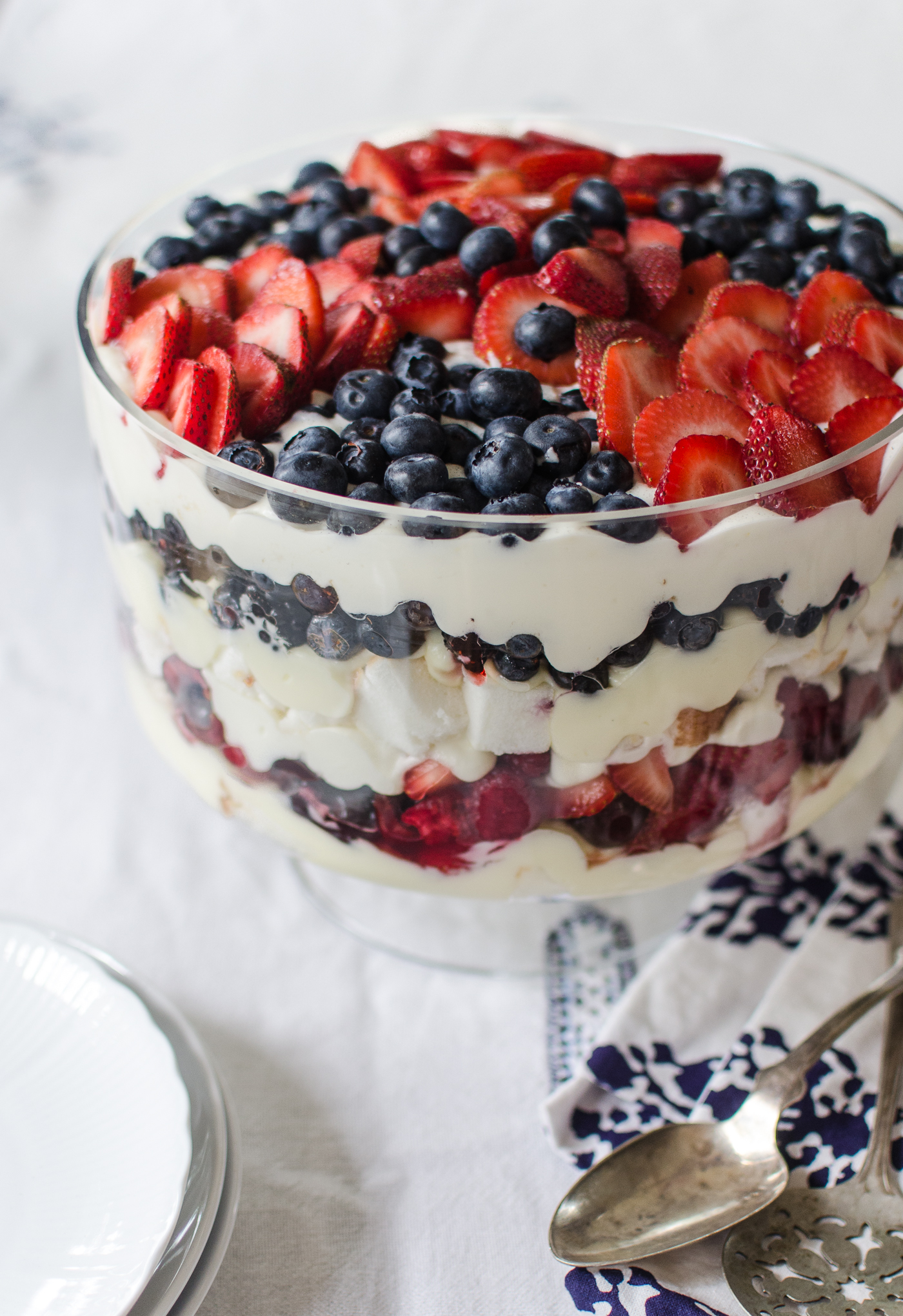 Red White Blue Trifle Recipe For A July 4 Dessert Kitchn