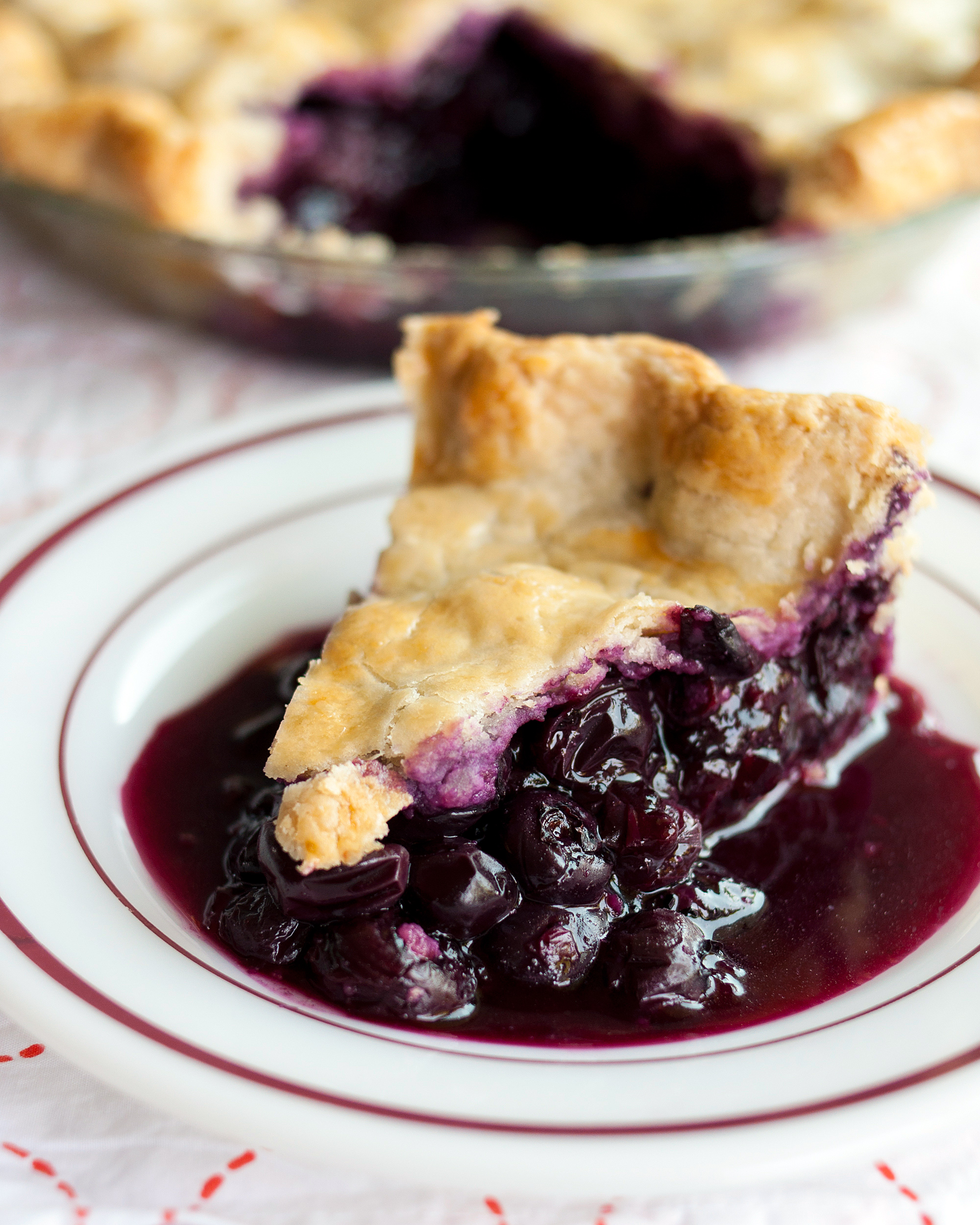 Homemade Blueberry Pie - An Italian in my Kitchen