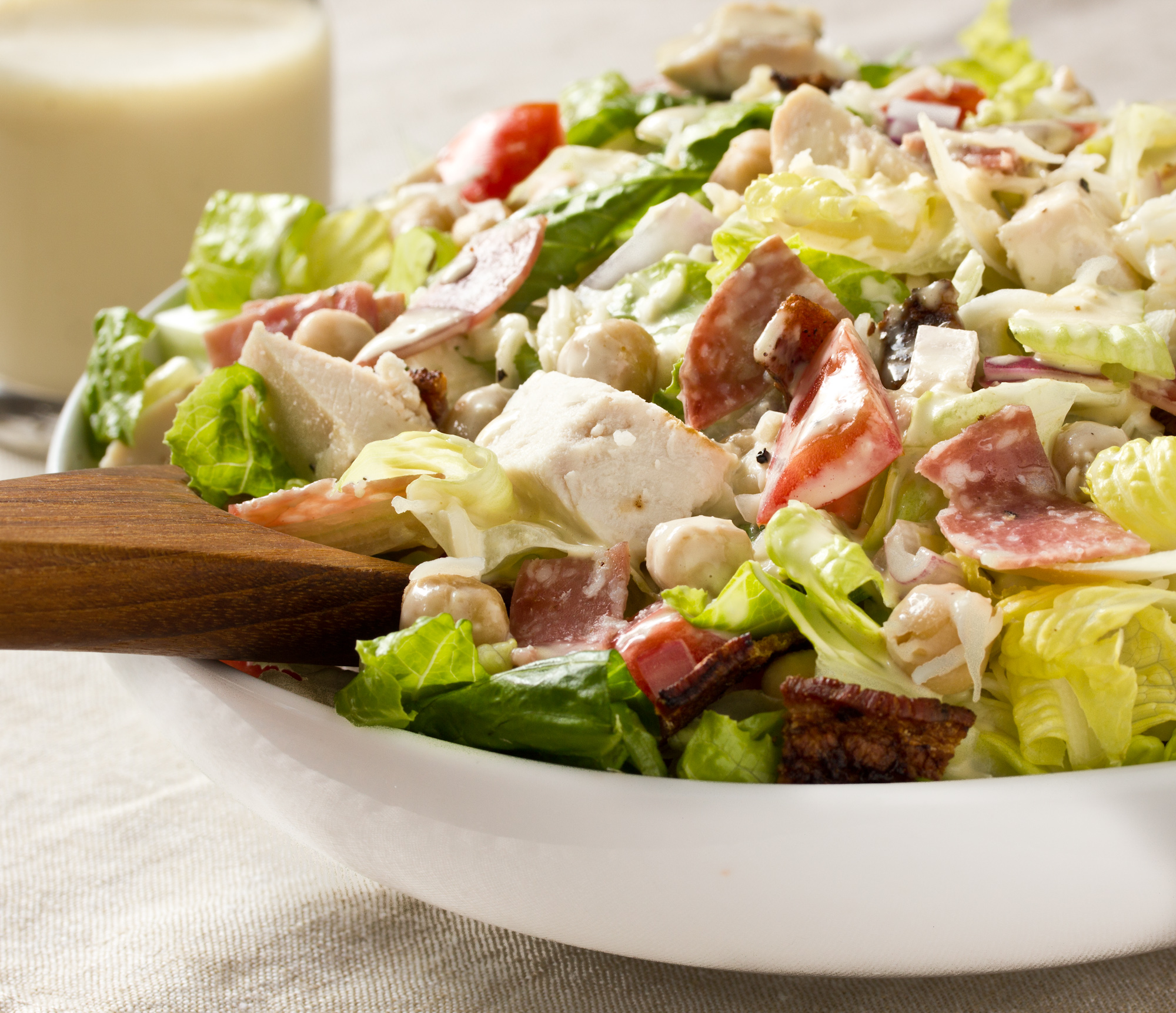 Big Italian Salad with Homemade Italian Dressing - Once Upon a Chef