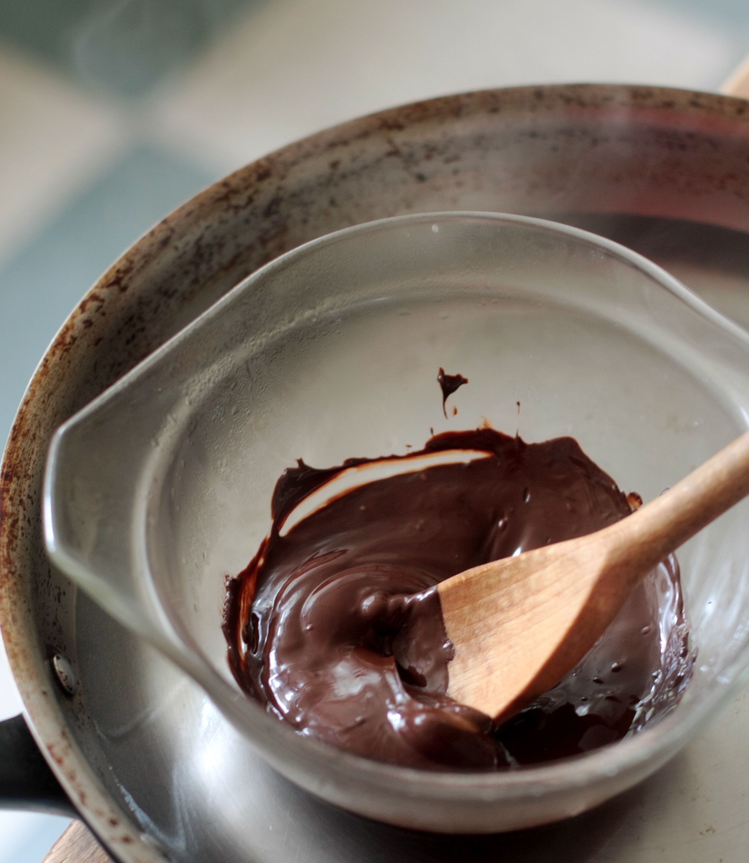 ♥ Veggie Temptation: ☼ How to Melt Choco Using DIY Double Boiler?