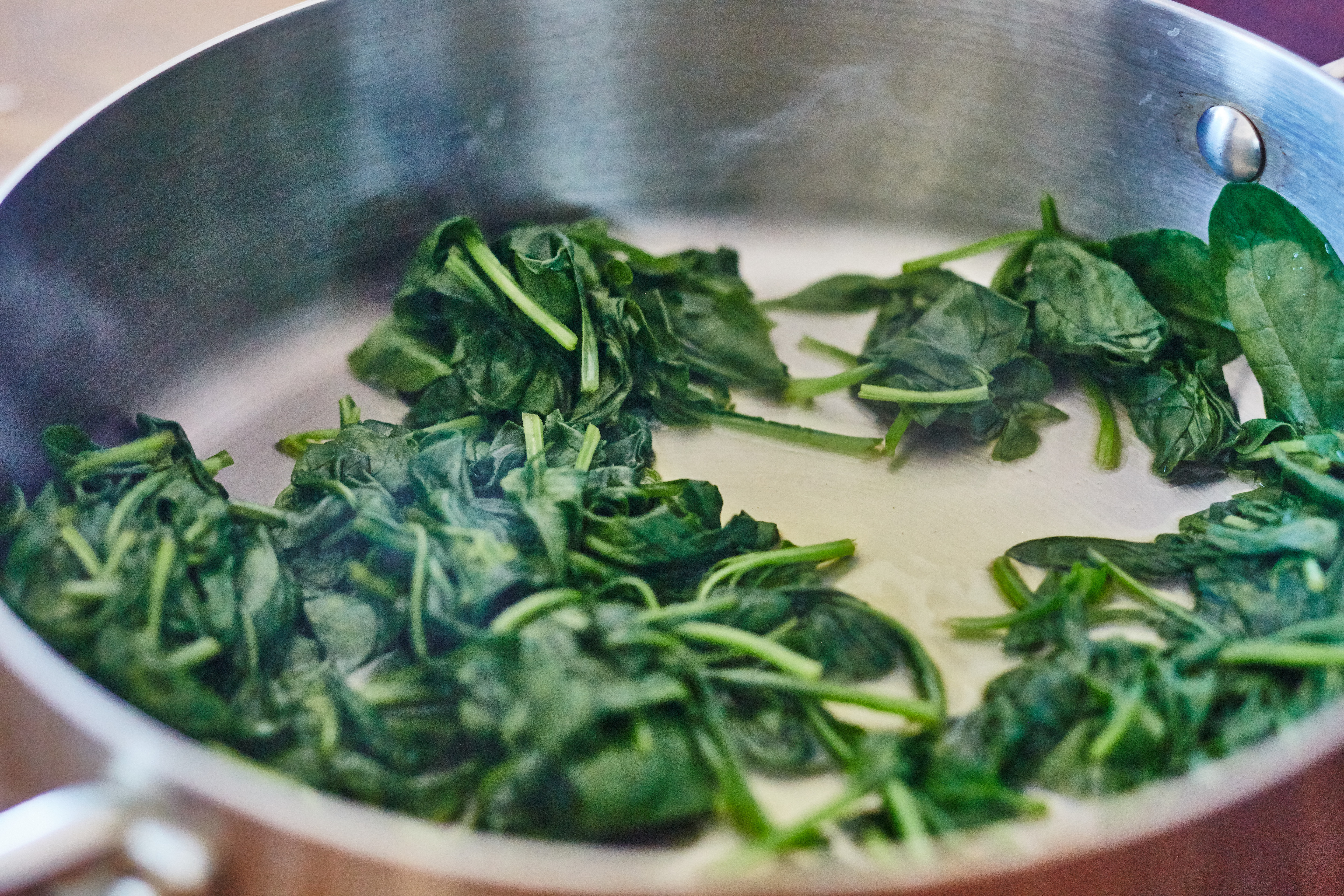 how to cook fresh spinach