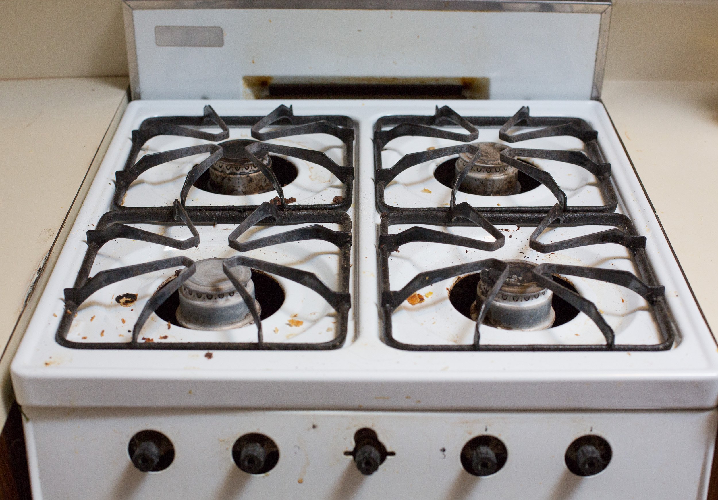 How To Clean A Greasy Gas Stovetop Kitchn