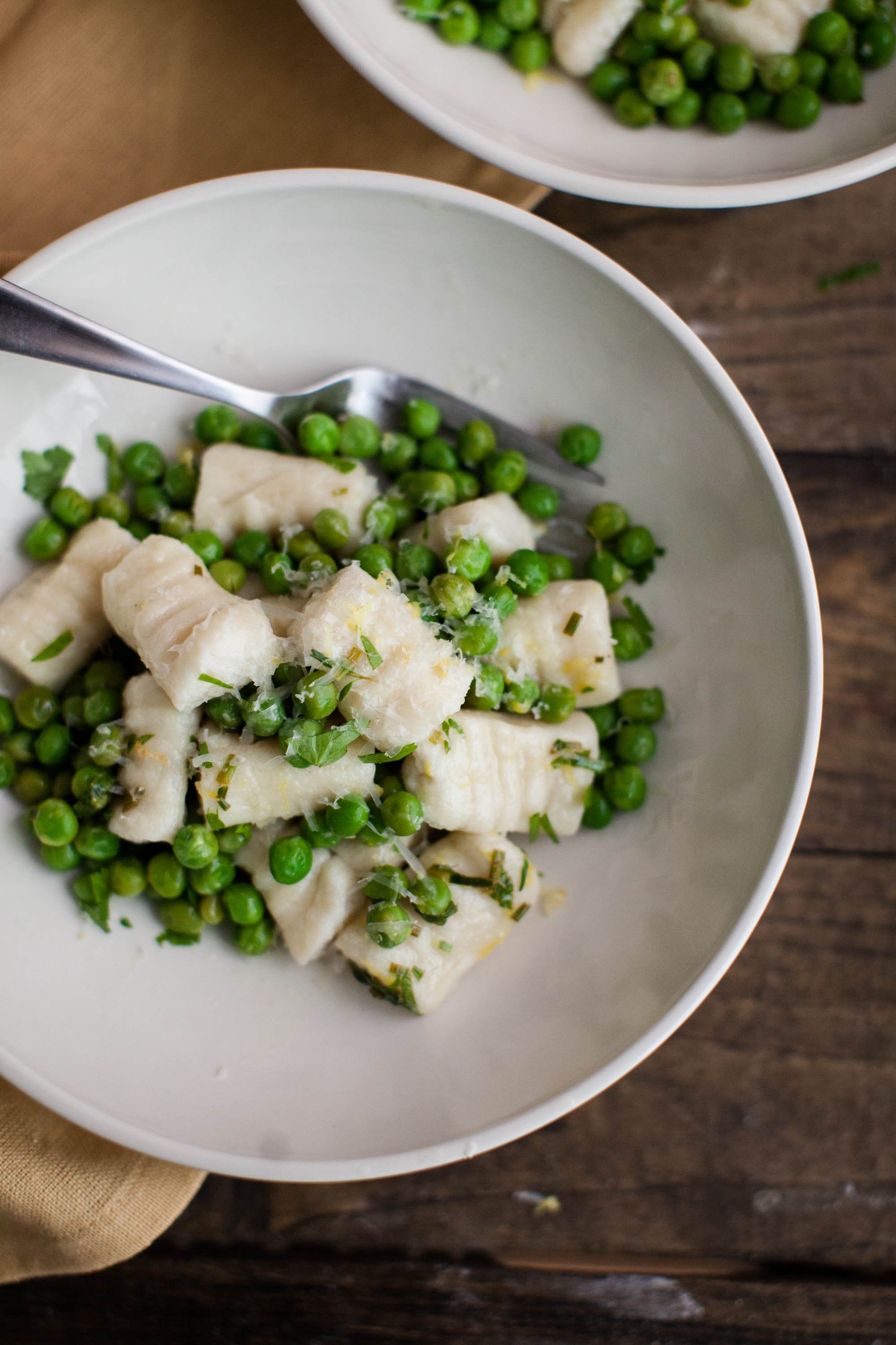 Recipe: Ricotta Gnocchi with Peas and Herbed-Lemon Butter