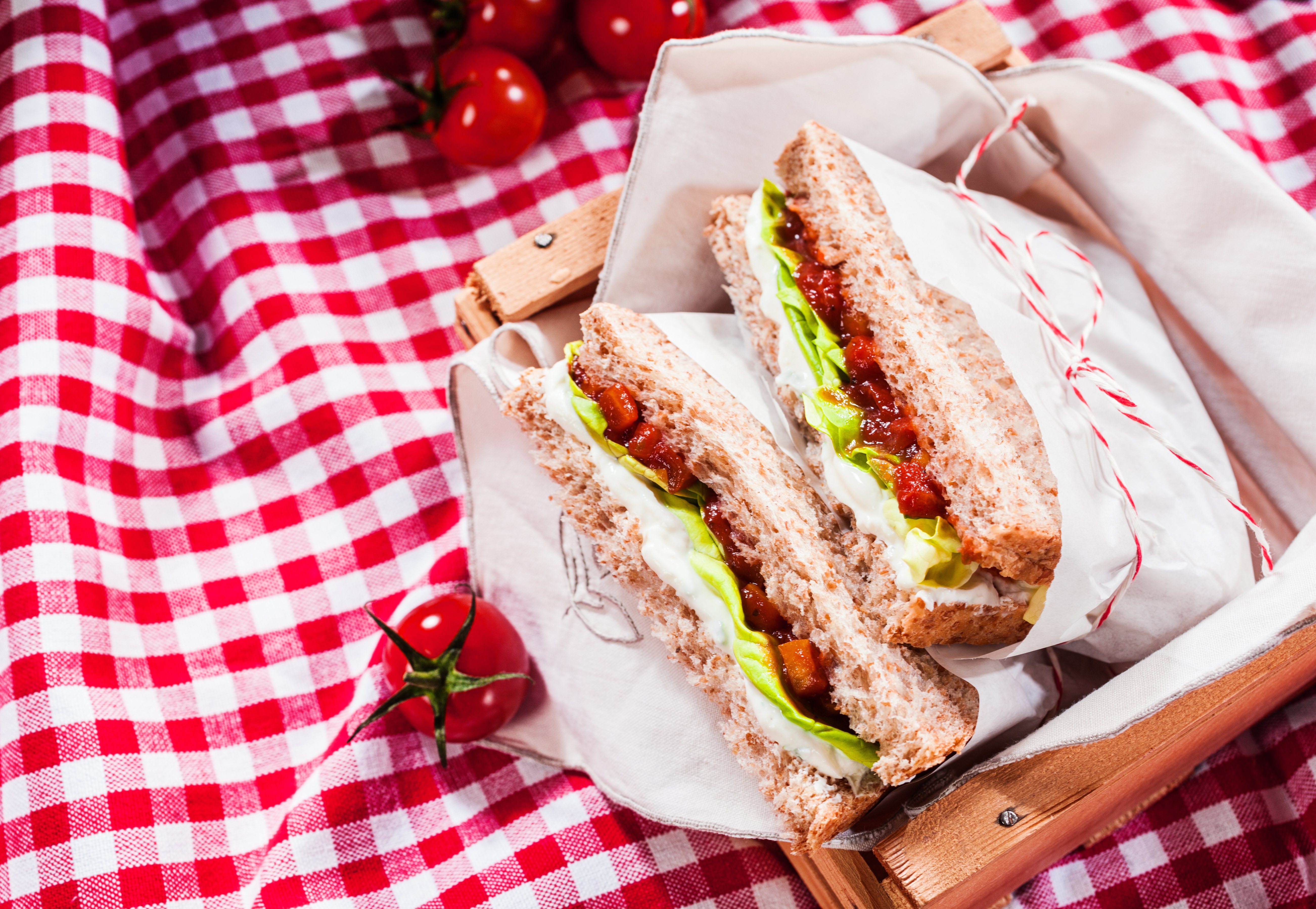 Clear Plastic Bag Bread, Packing Sandwiches