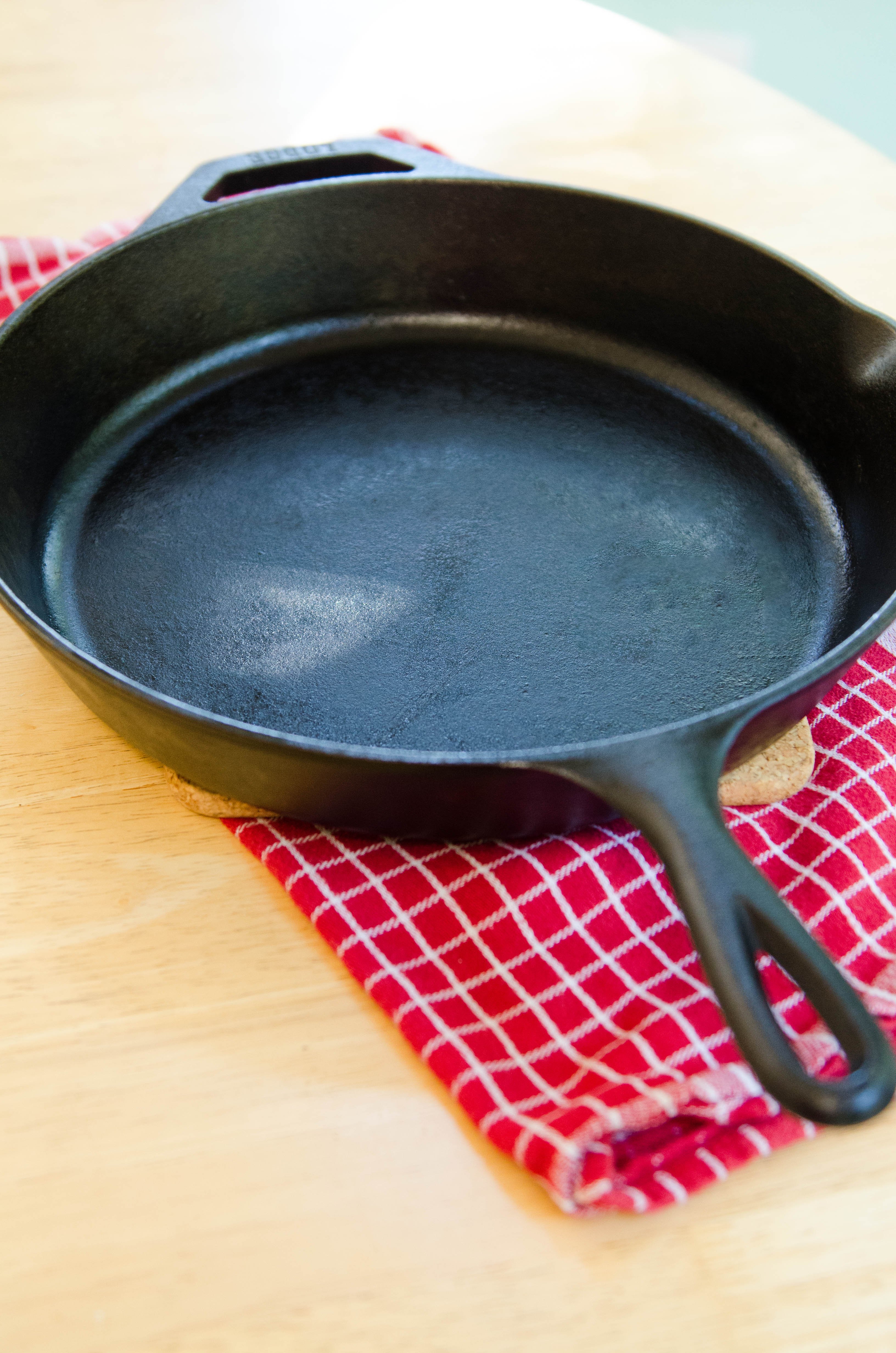 Cast Iron Skillet - Won't Rust or Chip