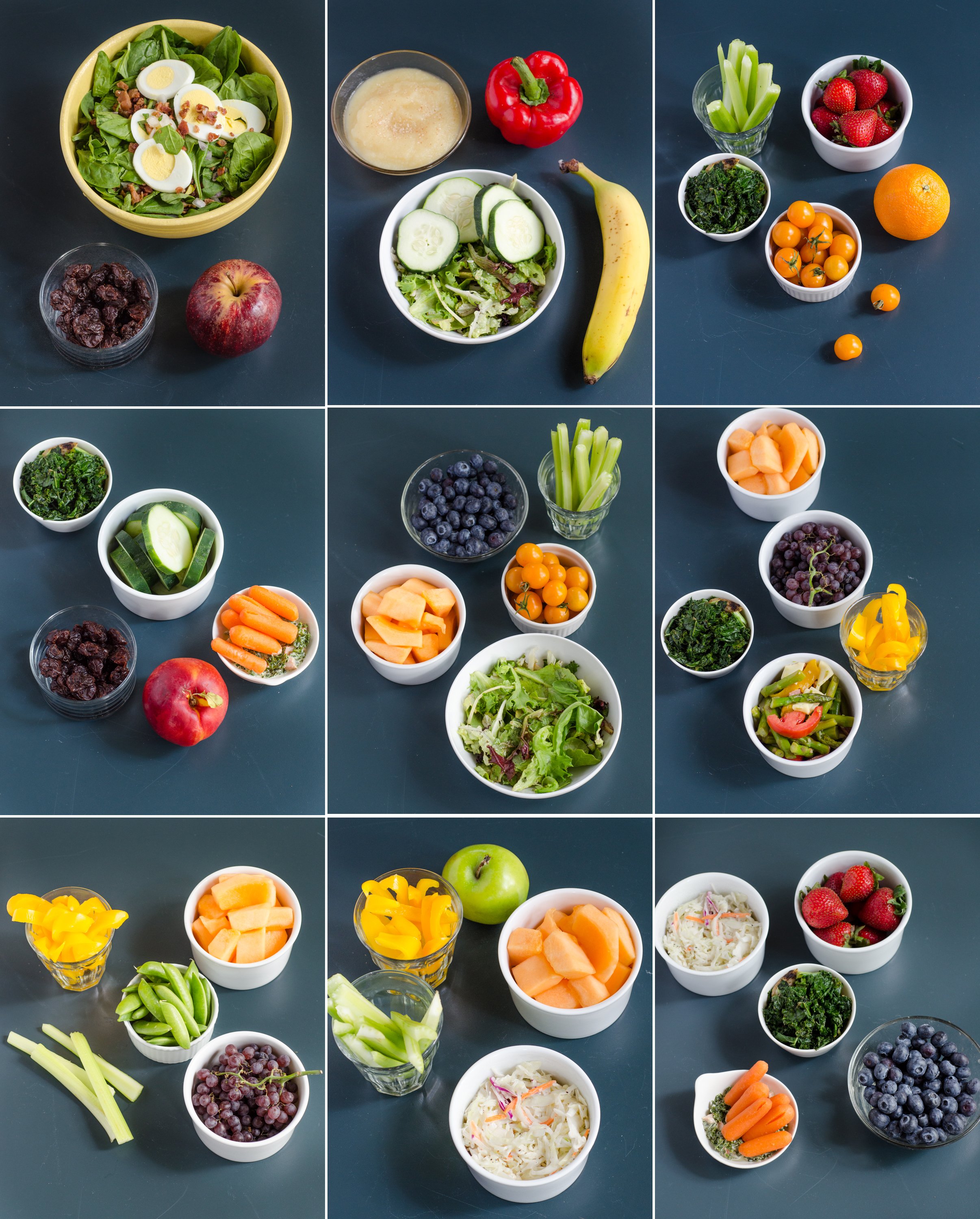 Vegetable Portion Size Chart