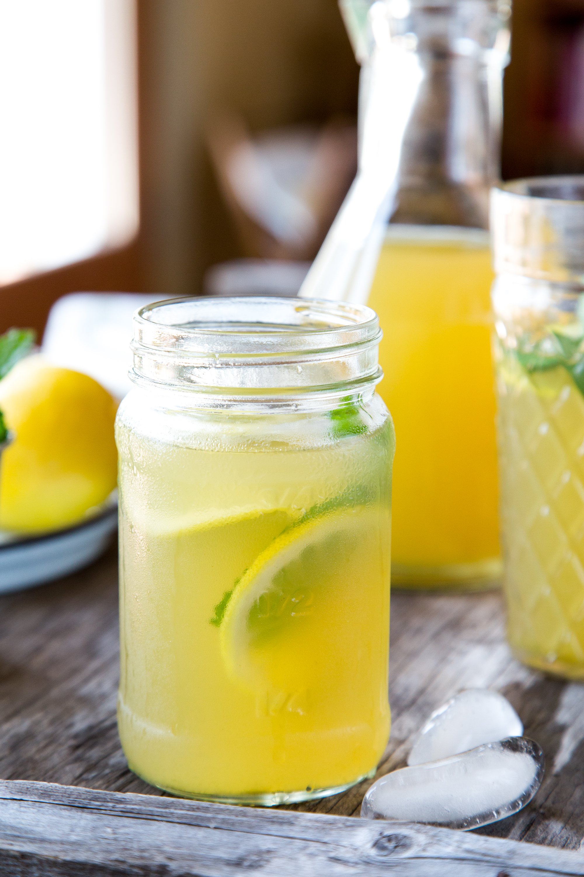 Ginger Peach and Honey Iced Green Tea - Will Cook For Smiles