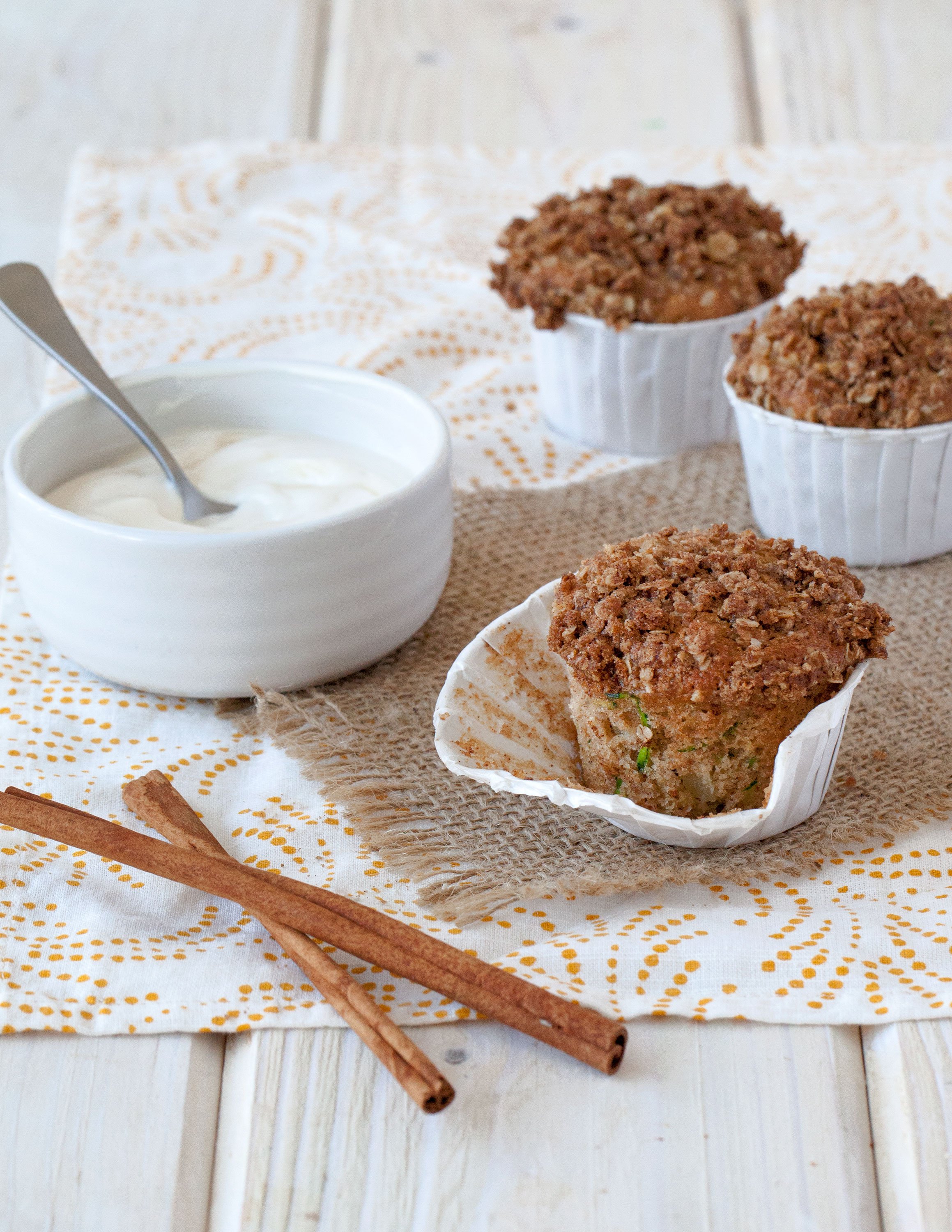 Apple Zucchini Mini Muffin Bento Box