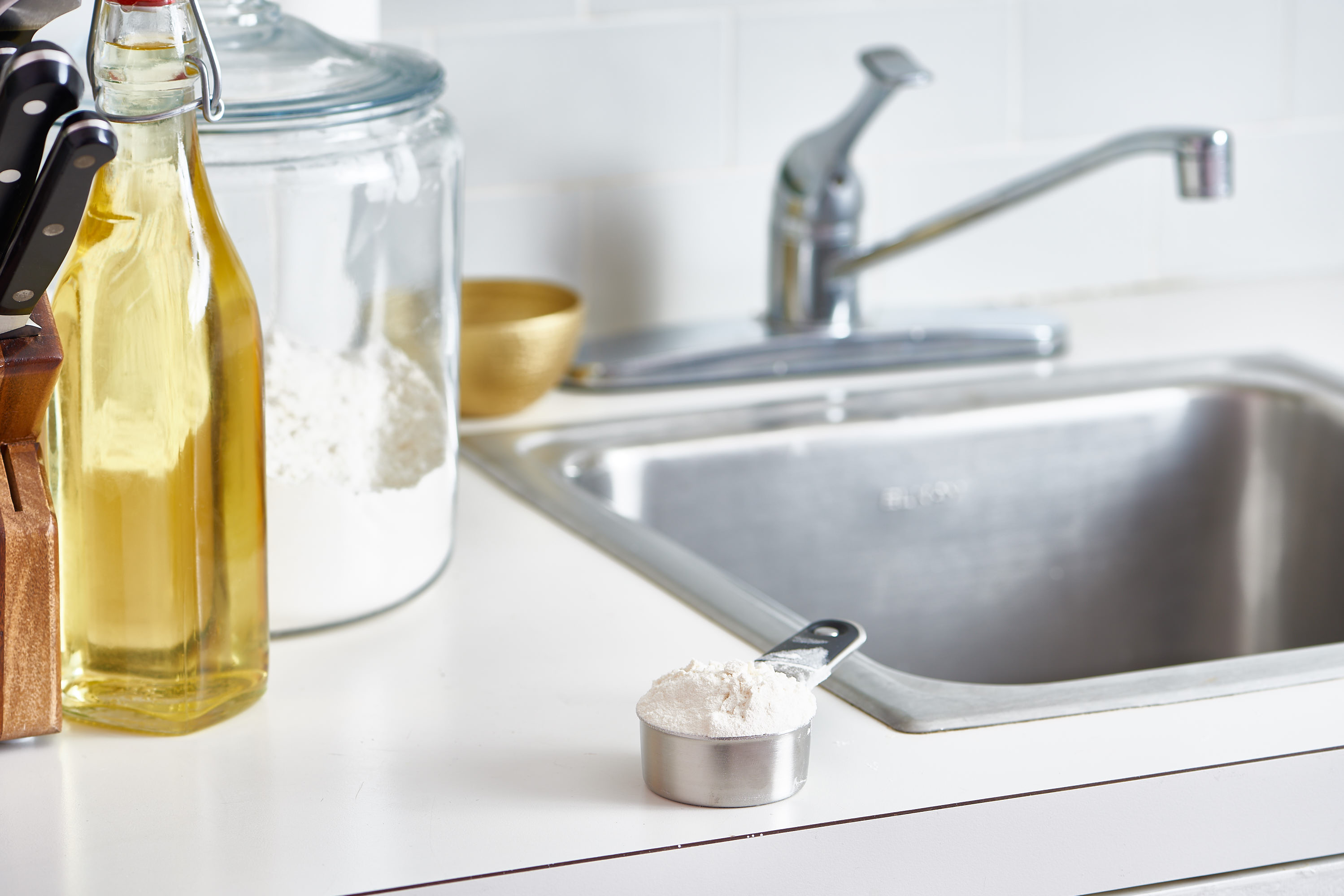 How To Polish A Stainless Steel Sink With Flour Kitchn