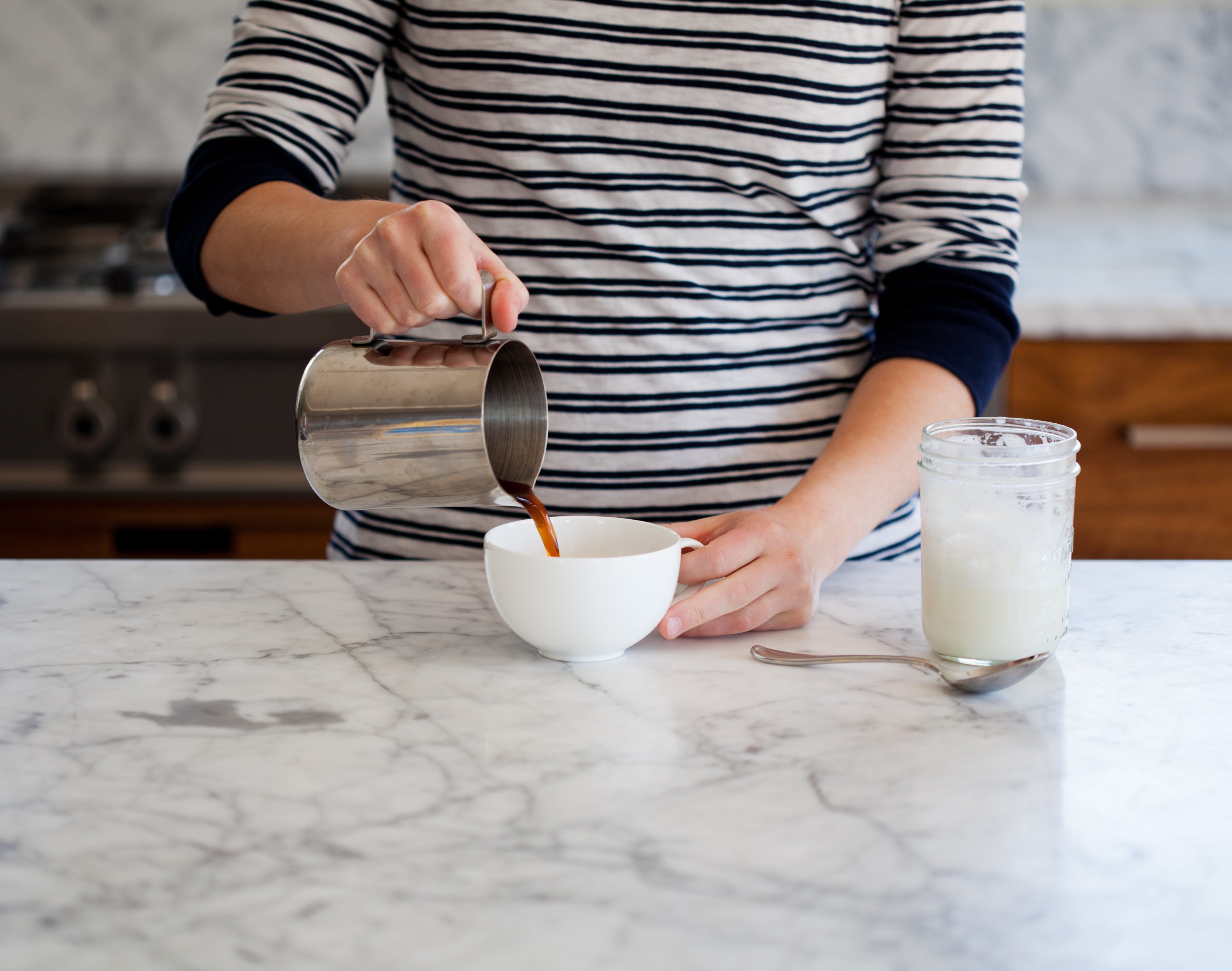 how to make coffee latte at home without machine