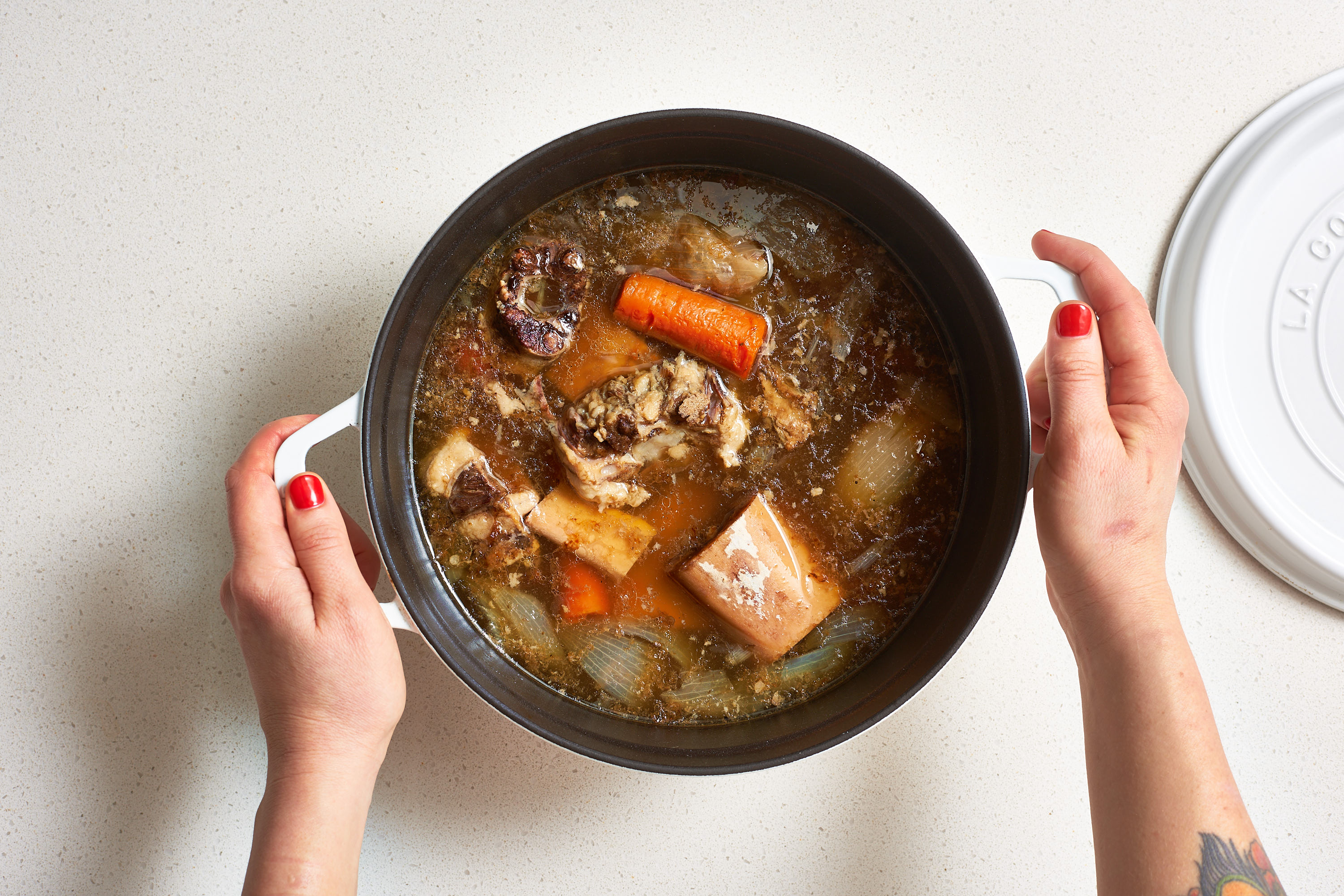 Bone Broth Recipe (On a Stovetop or In a Slow Cooker) | Kitchn