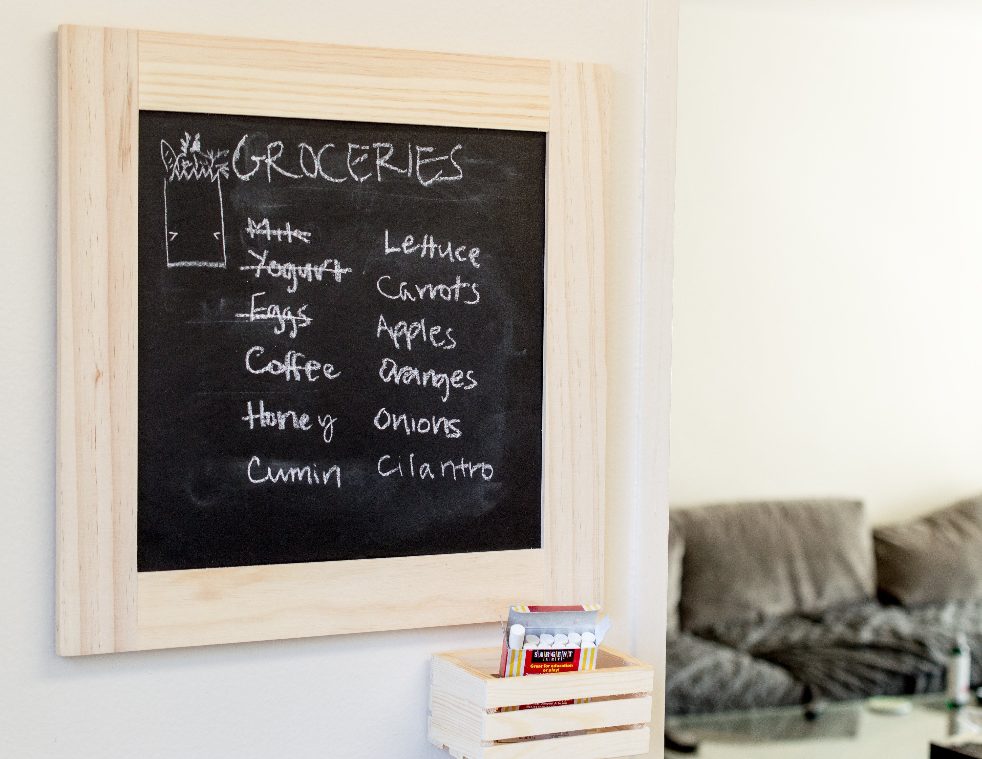 How To Make A Kitchen Chalkboard Kitchn